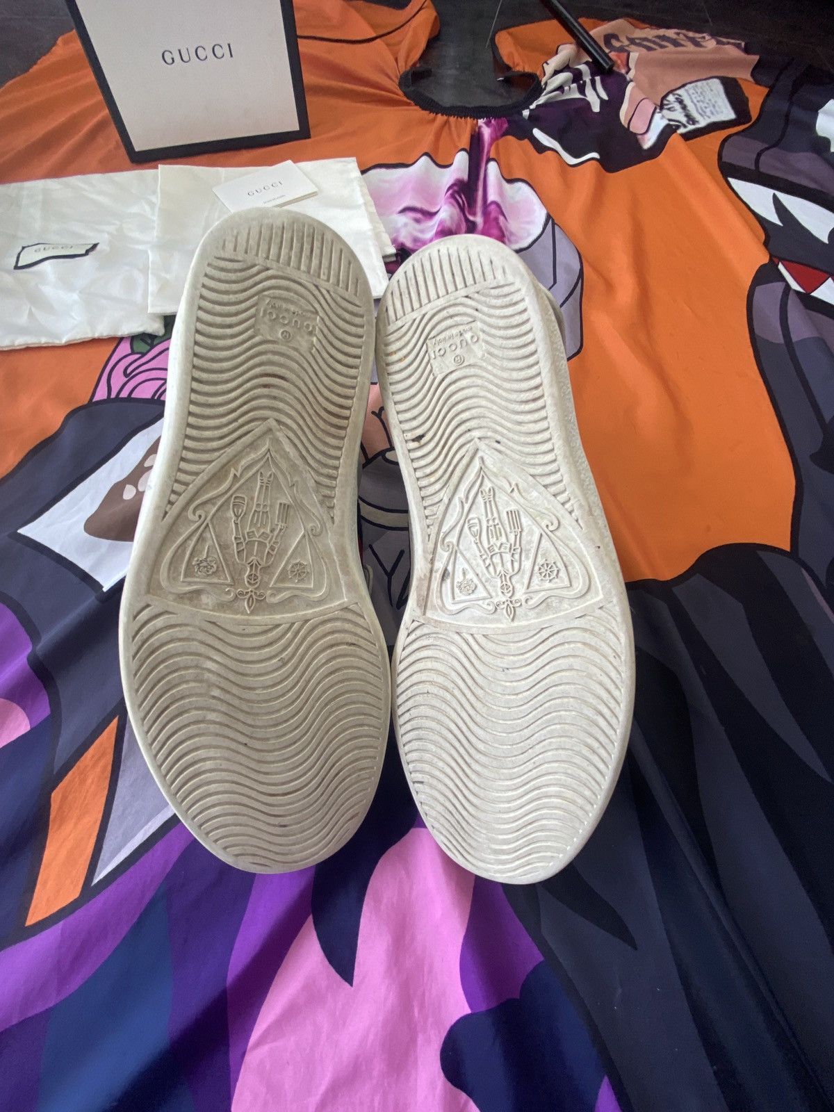Gucci Gucci ace high removable patches Size US 10 / EU 43 - 4 Thumbnail