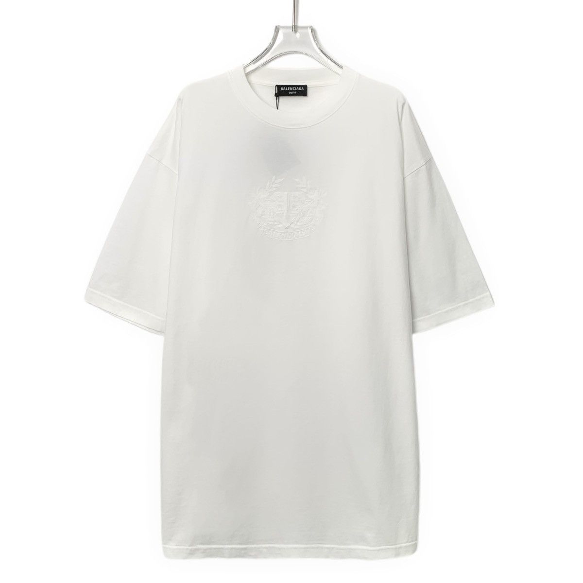 Balenciaga Balenciaga Logo Wheat Embroidery Short Sleeve T-shirt K26WX Size US M / EU 48-50 / 2 - 1 Thumbnail