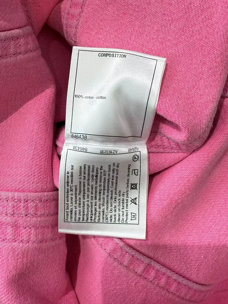 Chanel Chanel Pink denim jacket Size XS / US 0-2 / IT 36-38 - 7 Thumbnail