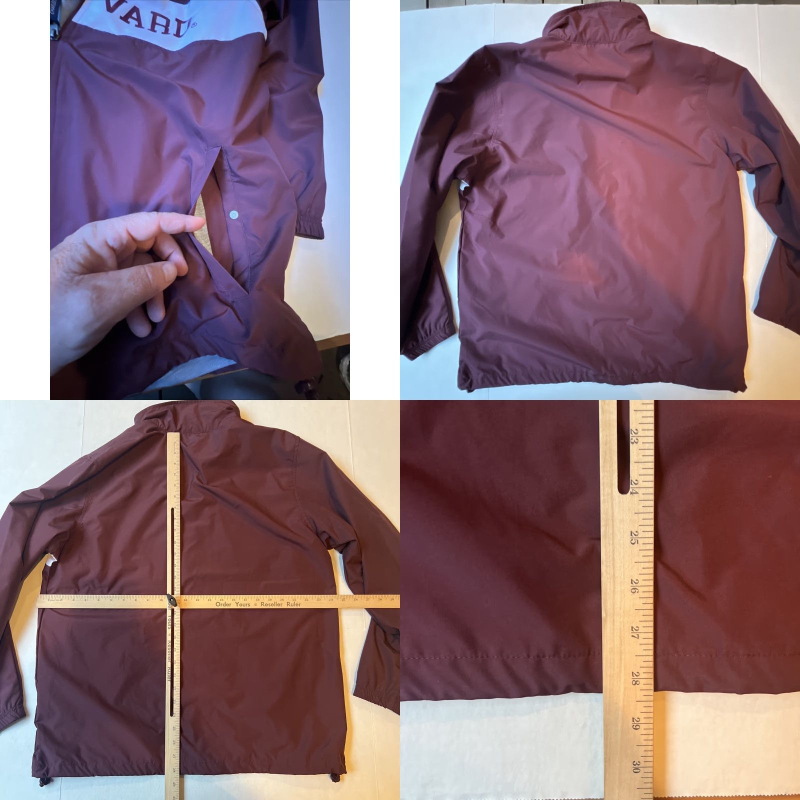 Vintage NWD Charles River Harvard University Crimson Zip Up Windbreaker Jacket Large Size US L / EU 52-54 / 3 - 9 Thumbnail