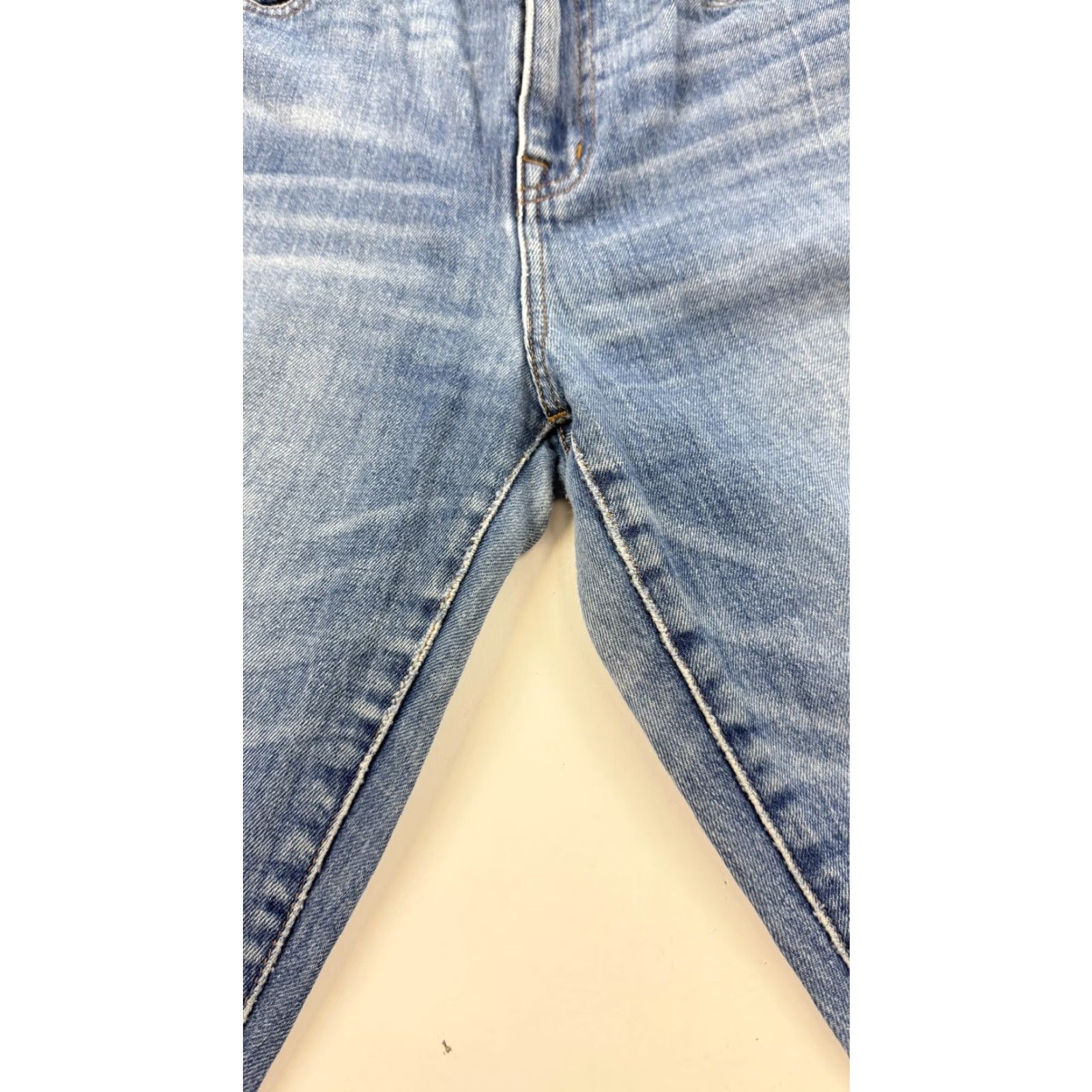 Madewell Madewell Jeans Womens 28 Blue 10" High Riser Demi Boot Raw Hem Denim Bootcut Jeans Size 28" / US 6 / IT 42 - 2 Thumbnail