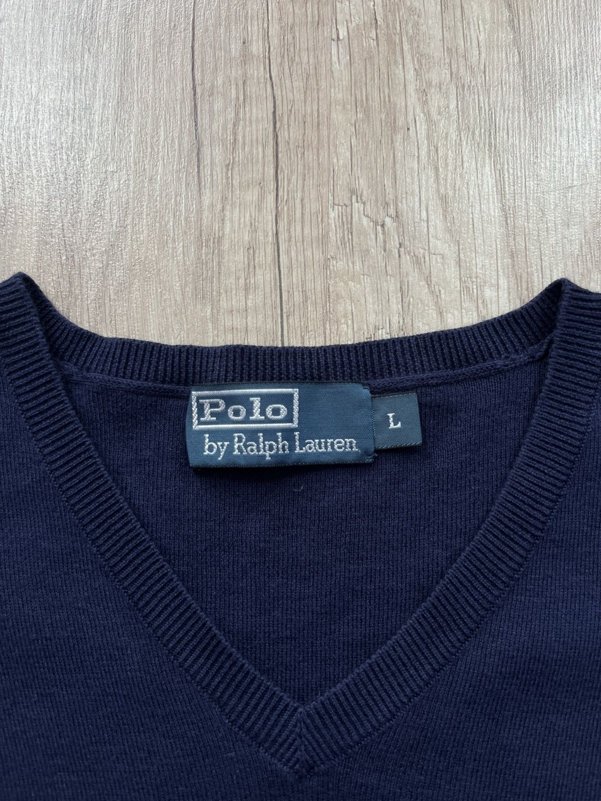 Polo Ralph Lauren Polo Ralph Lauren Sweater Men Long Sleeve Navy Blue Size L Size US L / EU 52-54 / 3 - 7 Thumbnail