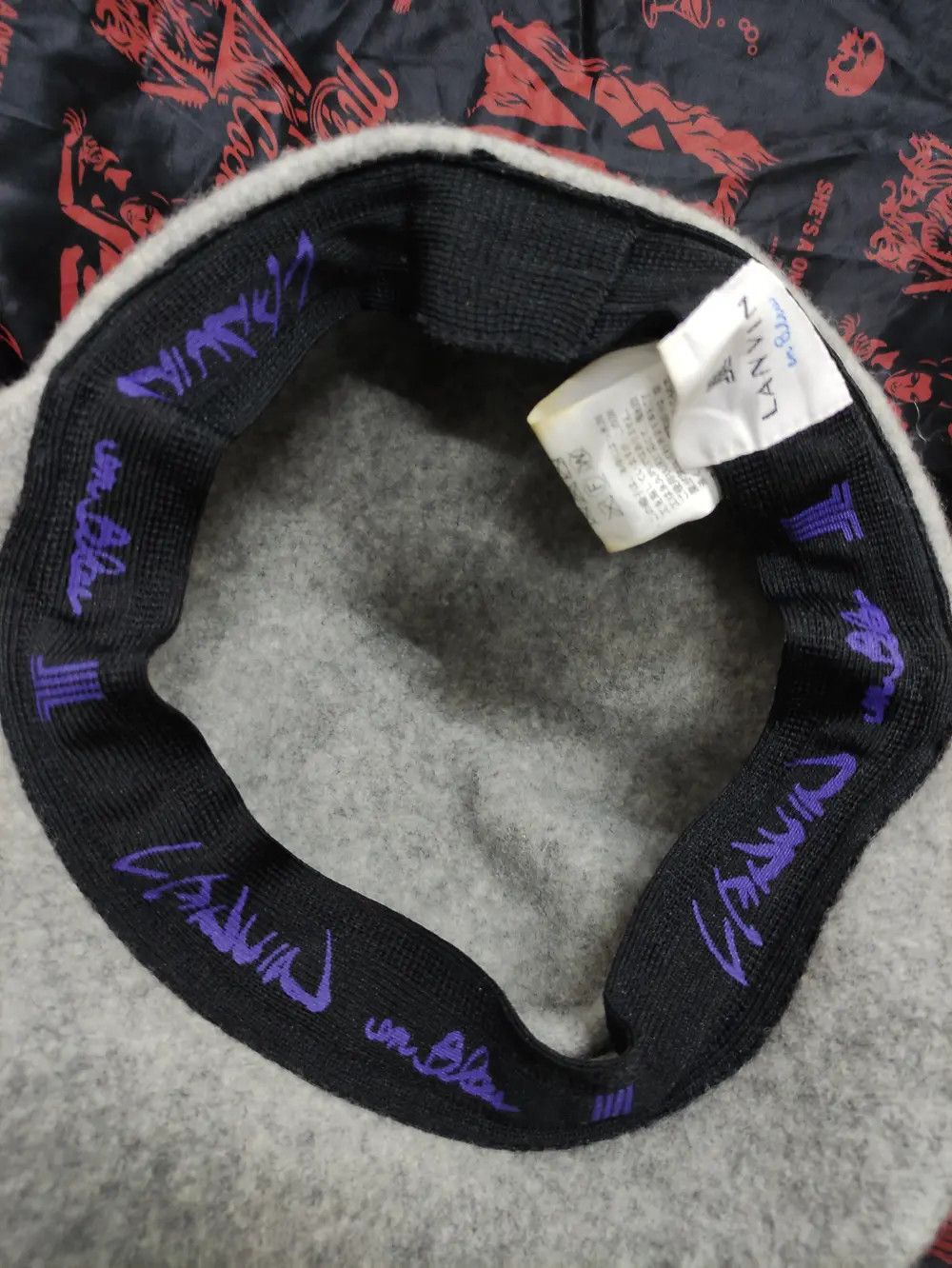 Lanvin × Vintage LANVIN VINTAGE WOOL FULLCAP Size ONE SIZE - 2 Thumbnail