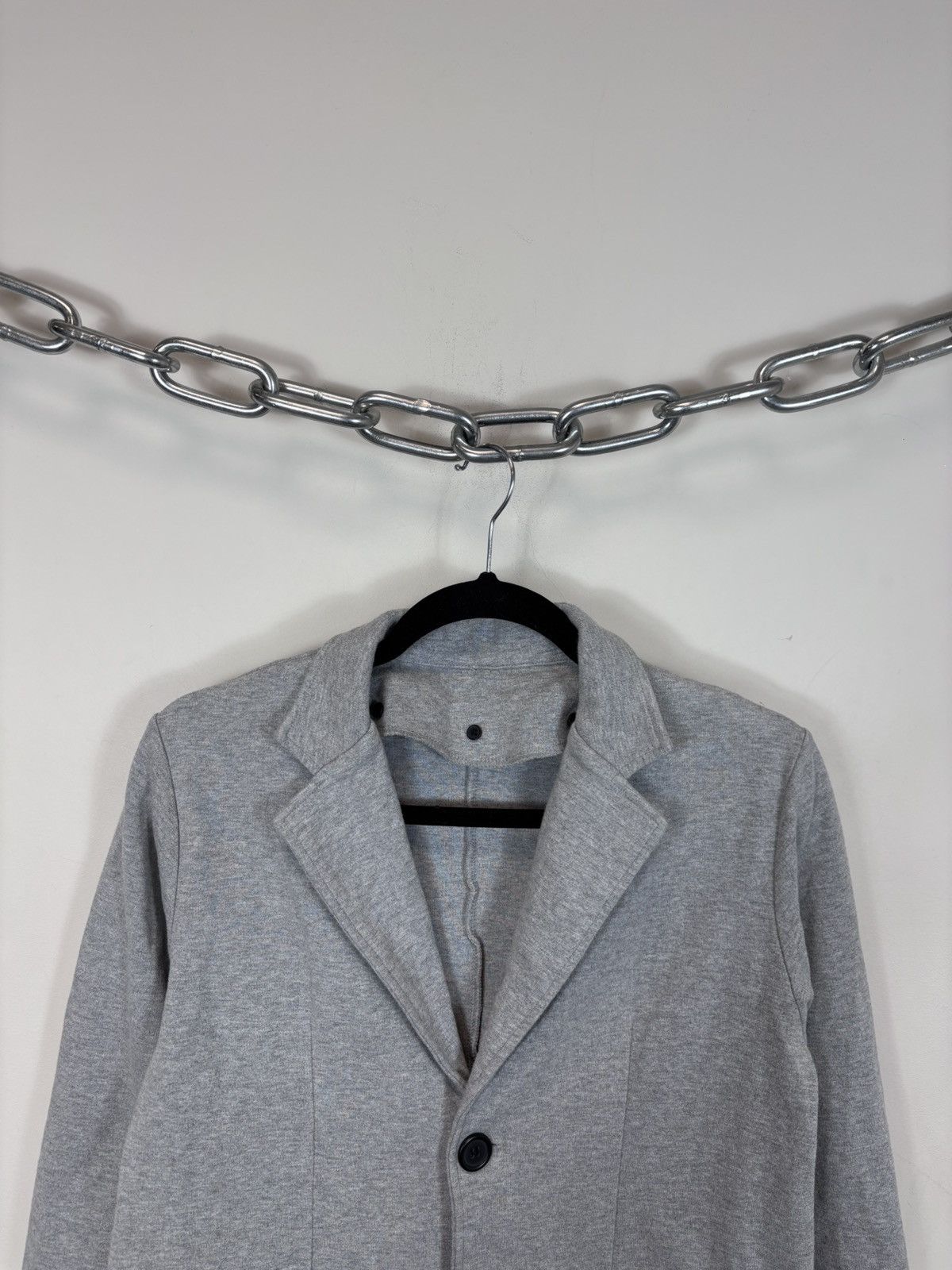 Japanese Brand Japanese Brand Men’s Minimalist Grey Cotton Blazer Jacket Size US S / EU 44-46 / 1 - 4 Thumbnail