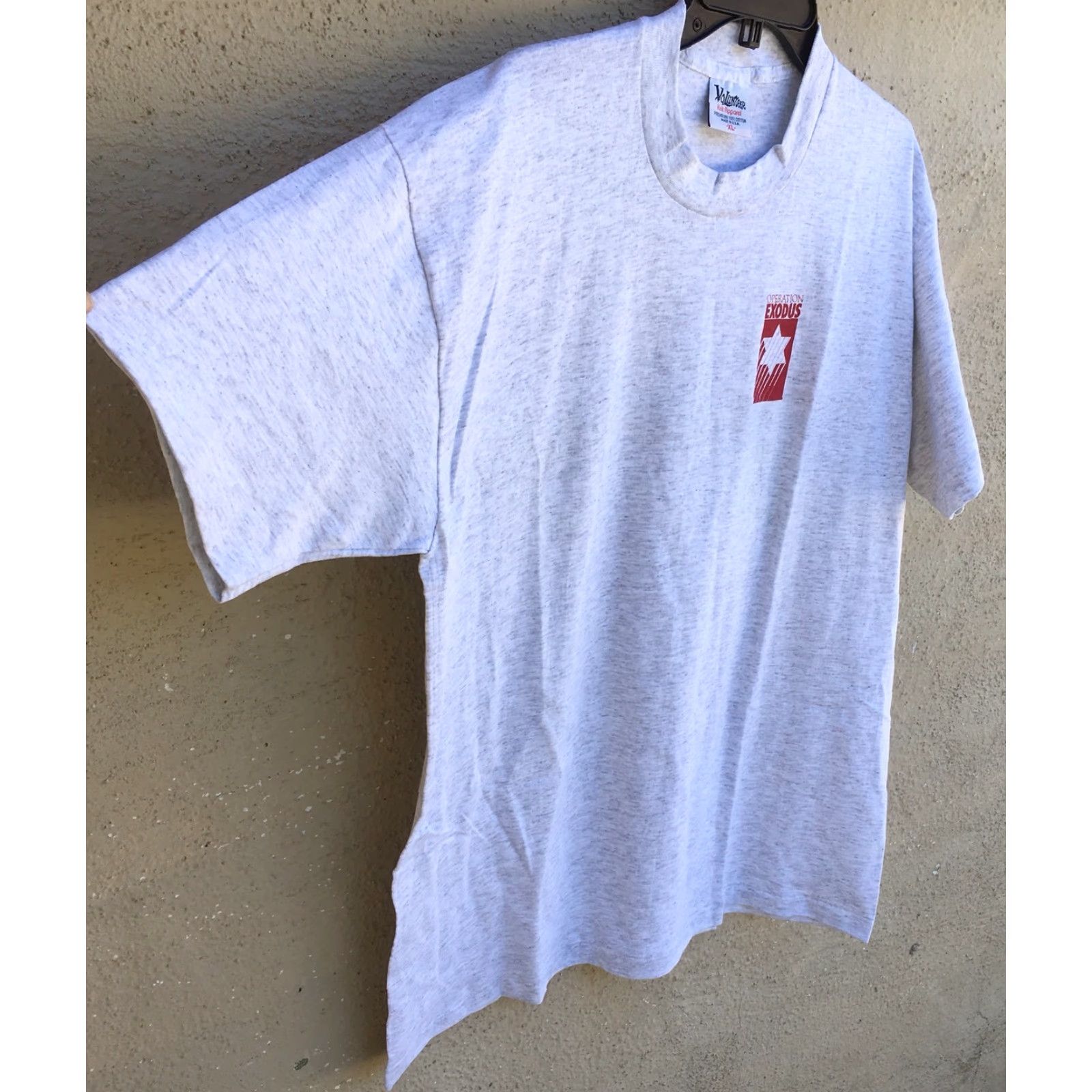 Vintage VINTAGE Volunteer Knit Apparel T-Shirt Unisex XL 1990s Made In USA Gray Graphic Tee Short Sleeve USA Size US XL / EU 56 / 4 - 4 Thumbnail