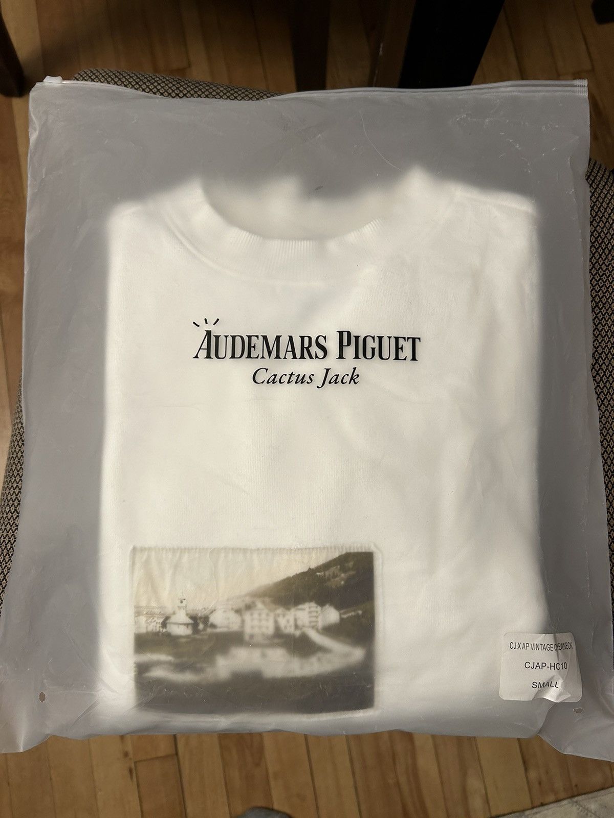 image of Cactus Jack X Audemars Piguet Vintage Crewneck in White, Men's (Size Small)