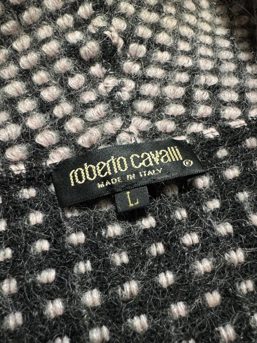 Roberto Cavalli 2000s Roberto Cavalli Wool Cardigan & Skirt Set Size L / US 10 / IT 46 - 4 Thumbnail