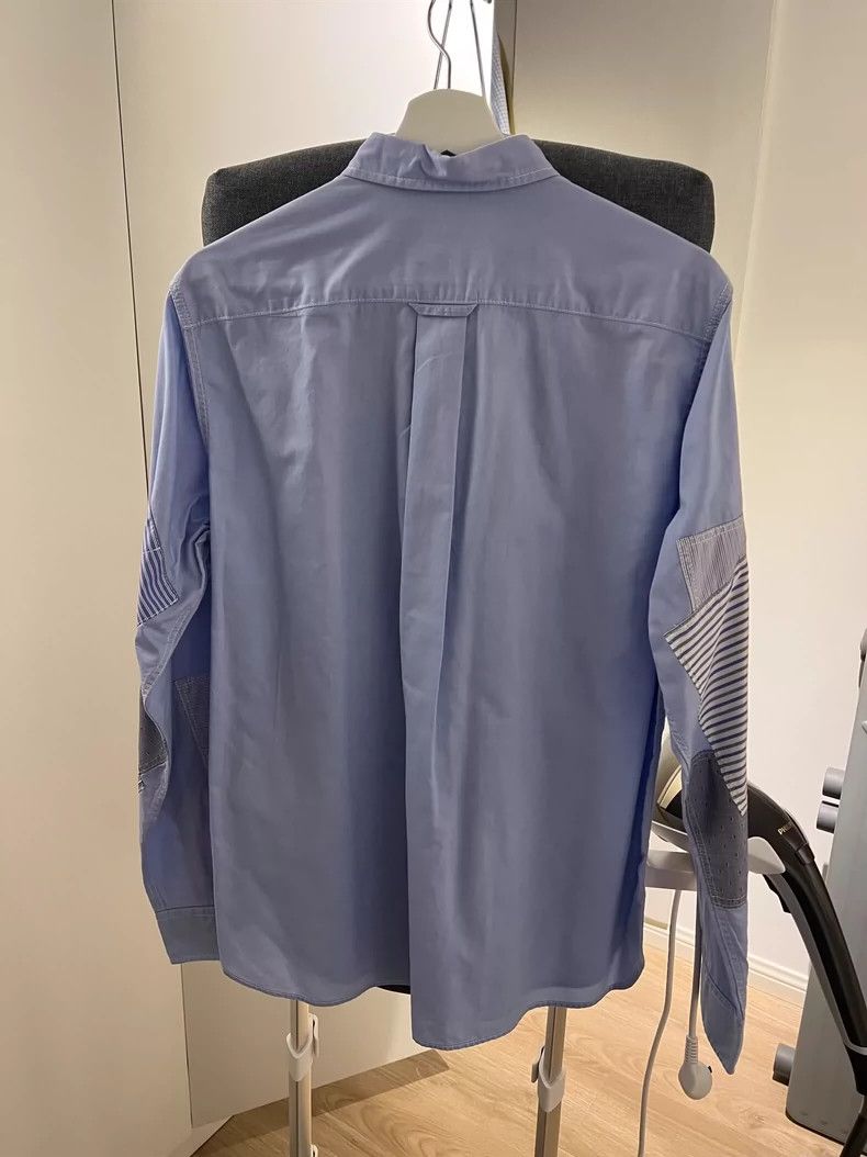 Comme des Garcons Comme Des Garcons Light blue patchwork shirt 2502-Nextarro Size US M / EU 48-50 / 2 - 4 Thumbnail
