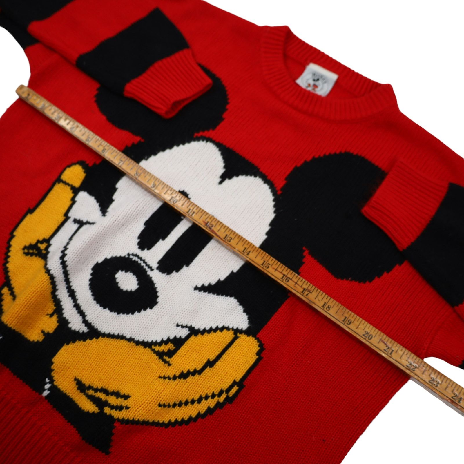 Mickey Mouse × Vintage Vintage Mickey Co. Mickey Mouse Knit Sweater Size US S / EU 44-46 / 1 - 5 Thumbnail