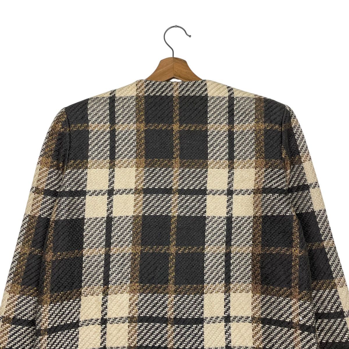 Bruno Piattelli Bruno Piattelli Double Breasted Tartan Jacket Size M / US 6-8 / IT 42-44 - 8 Thumbnail