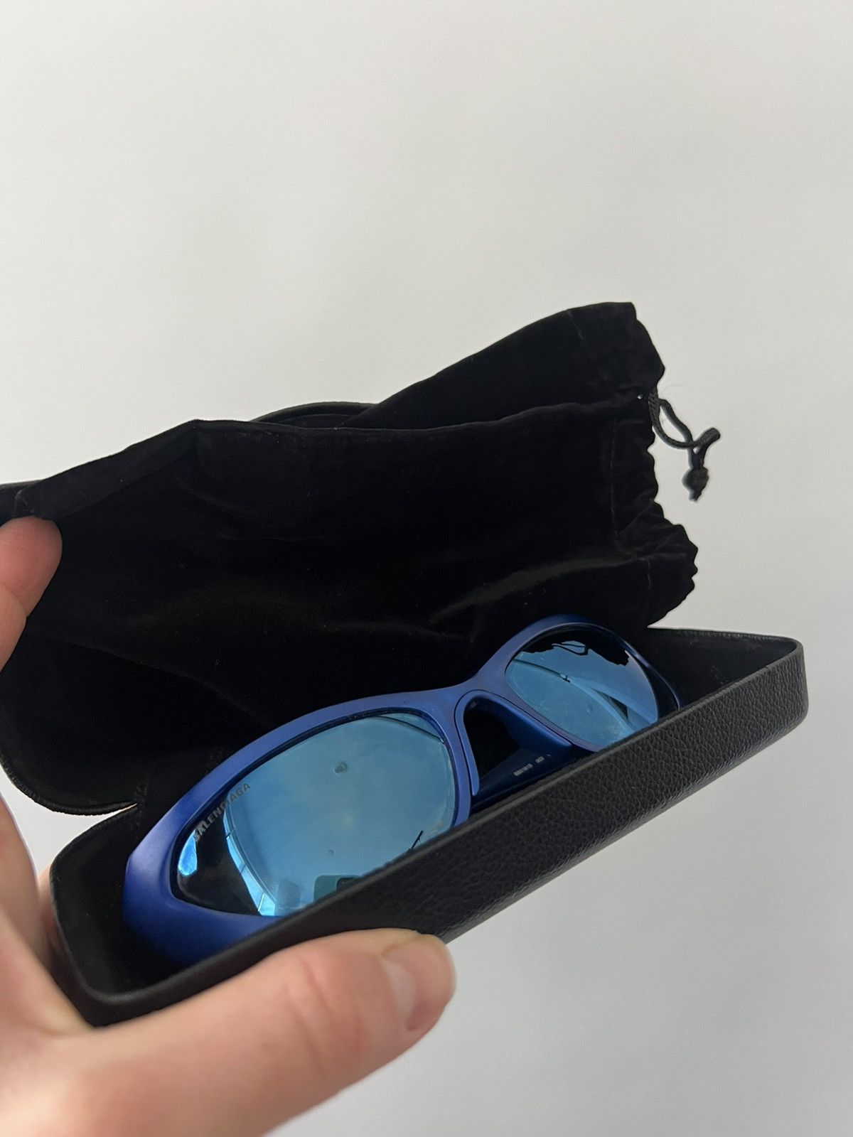 Balenciaga Balenciaga - Metal Rectangle Sunglasses Size ONE SIZE - 2 Thumbnail