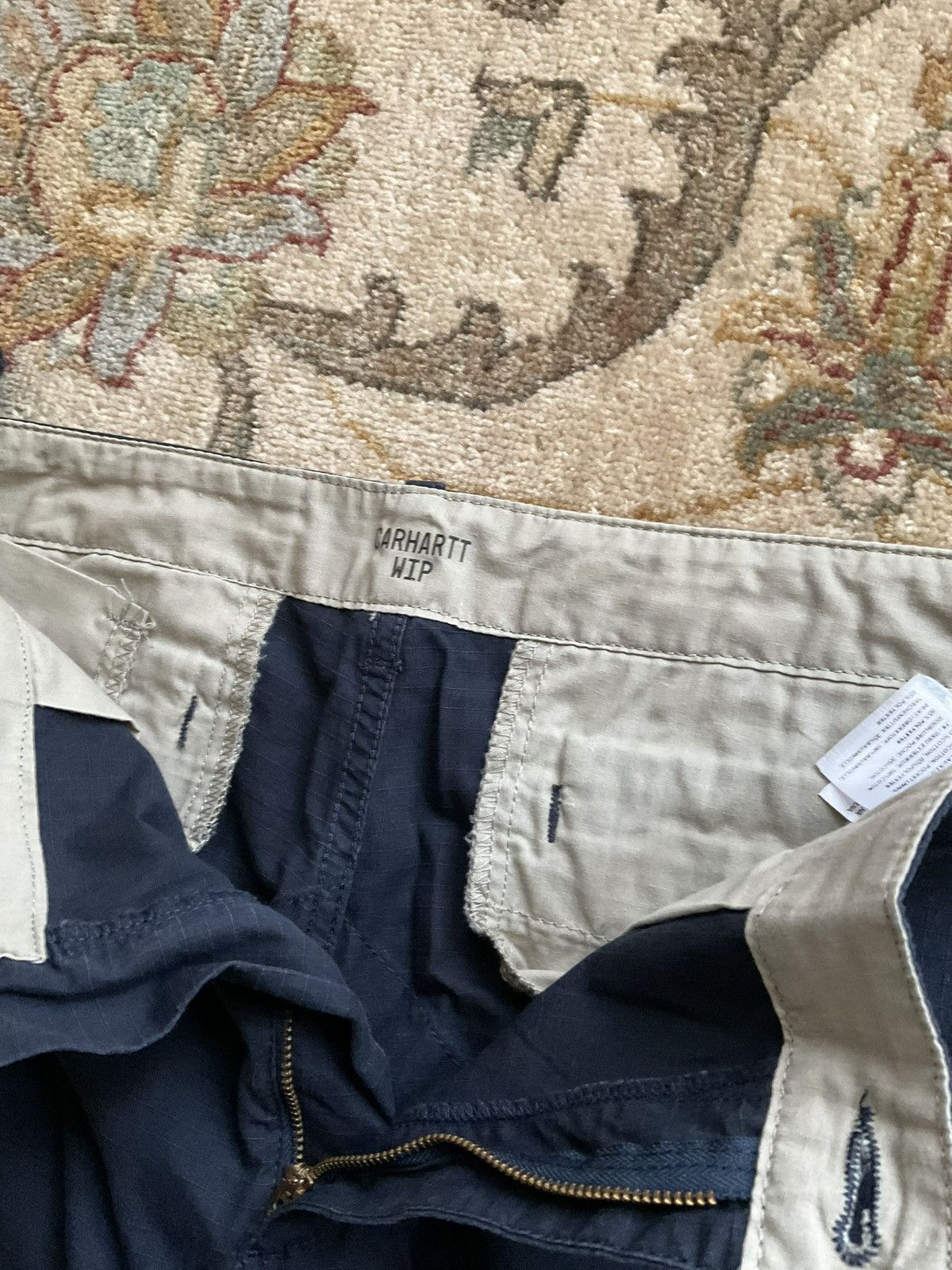 Carhartt Wip Navy Aviation Pants Size US 34 / EU 50 - 3 Thumbnail