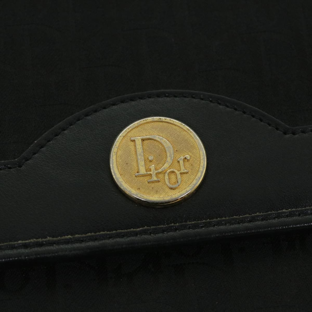 Dior DIOR Trotter Canvas Chain Shoulder Bag Black Size ONE SIZE - 10 Thumbnail