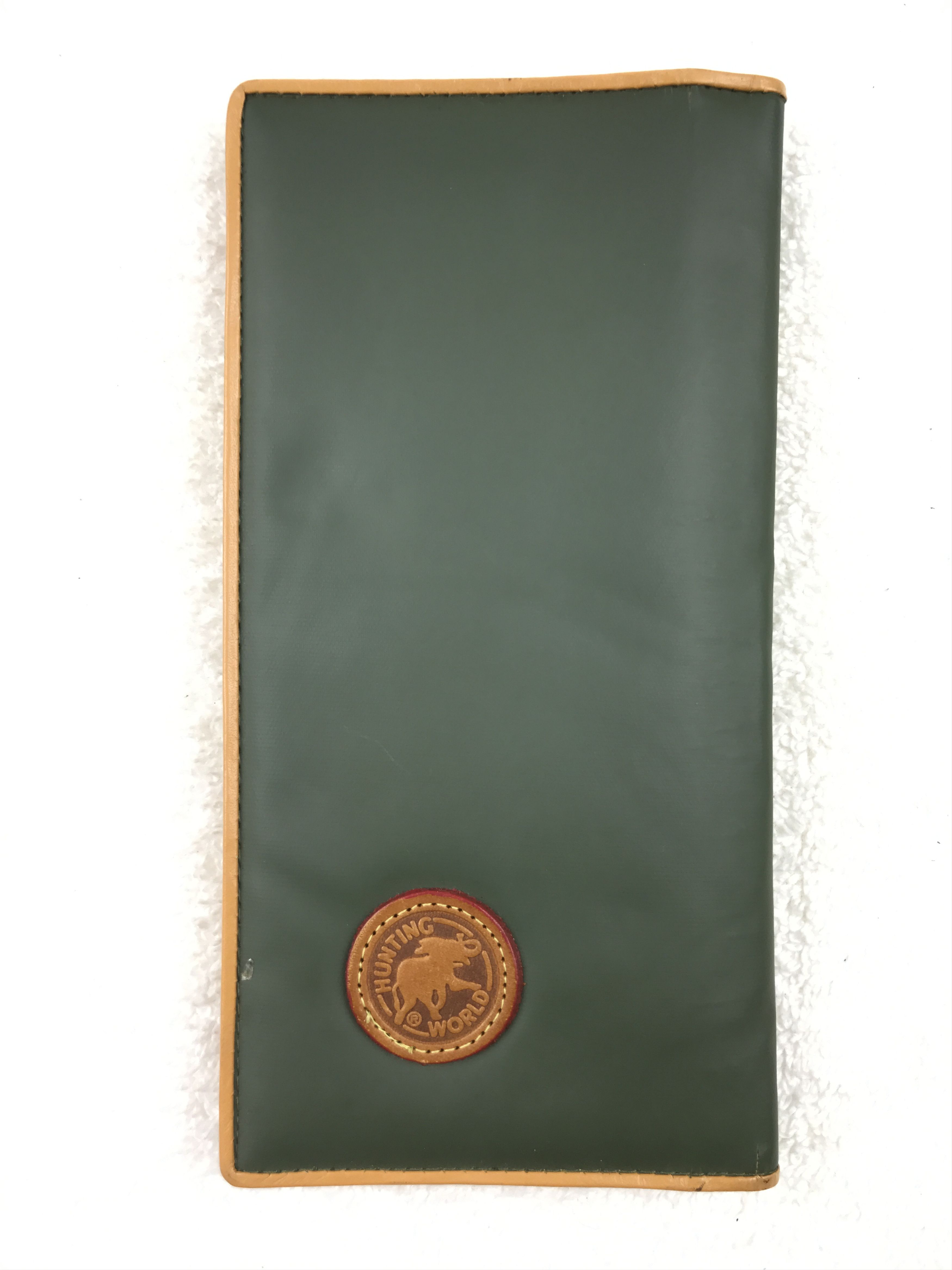 image of Vintage Hunting World Bifold Long Wallet in Dark Green, Men's