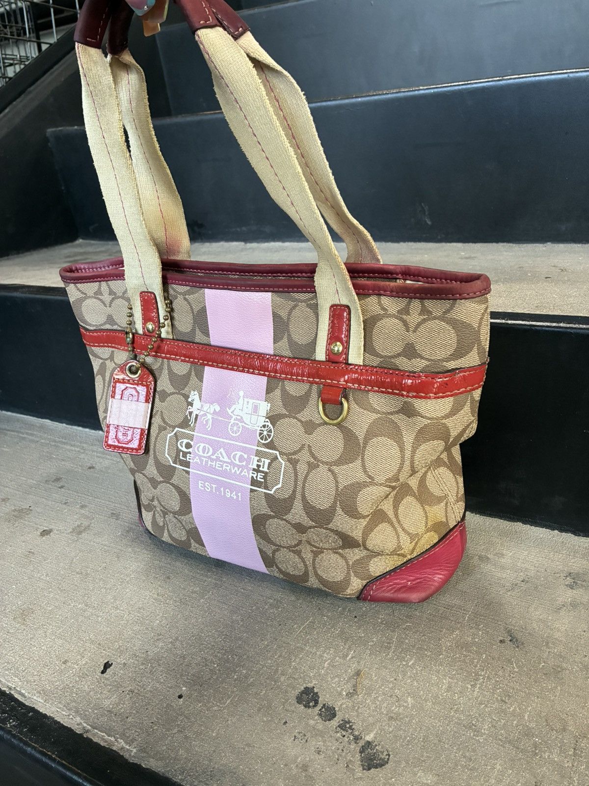 Coach VINTAGE MINI TOTE COACH PURSE Size ONE SIZE - 2 Thumbnail