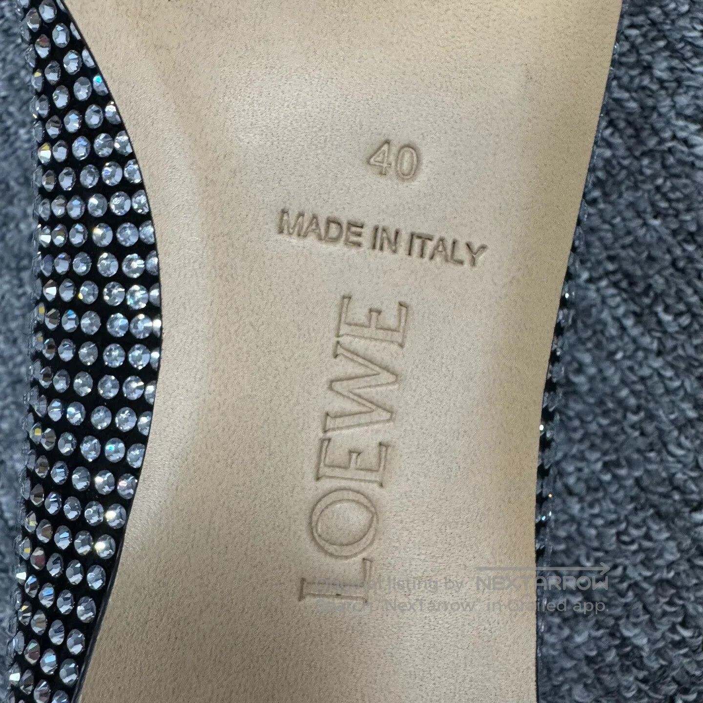 Loewe LOEWE Sheep leather, fully diamond-encrusted, flat-soled s Size US 9.5 / IT 39.5 - 8 Thumbnail