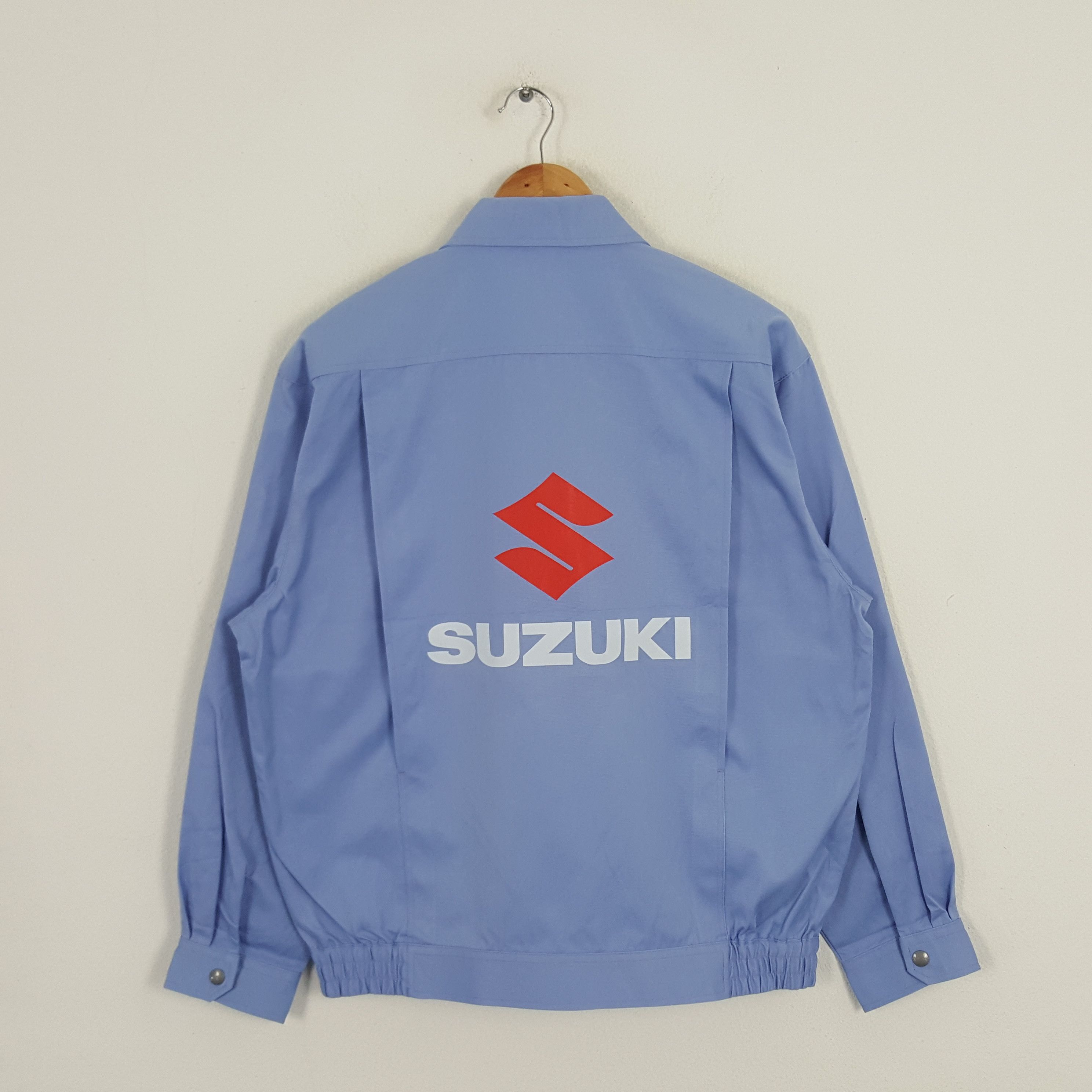 Japanese Brand × Vintage Vintage Suzuki Japanese Motorsports Team Custom Jacket Size US L / EU 52-54 / 3 - 1 Thumbnail