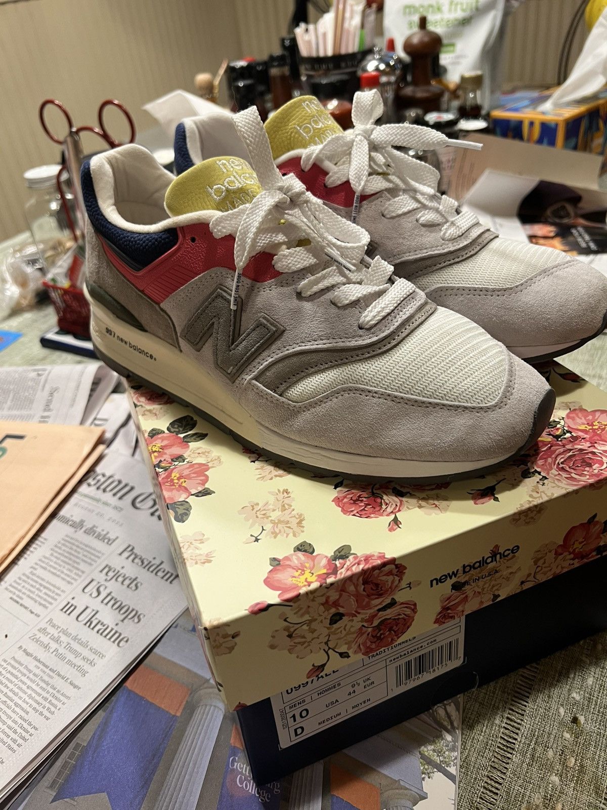 Aime Leon Dore × New Balance Aime Leon Dore New Balance 997 Canary Yellow Size US 10 / EU 43 - 1 Thumbnail