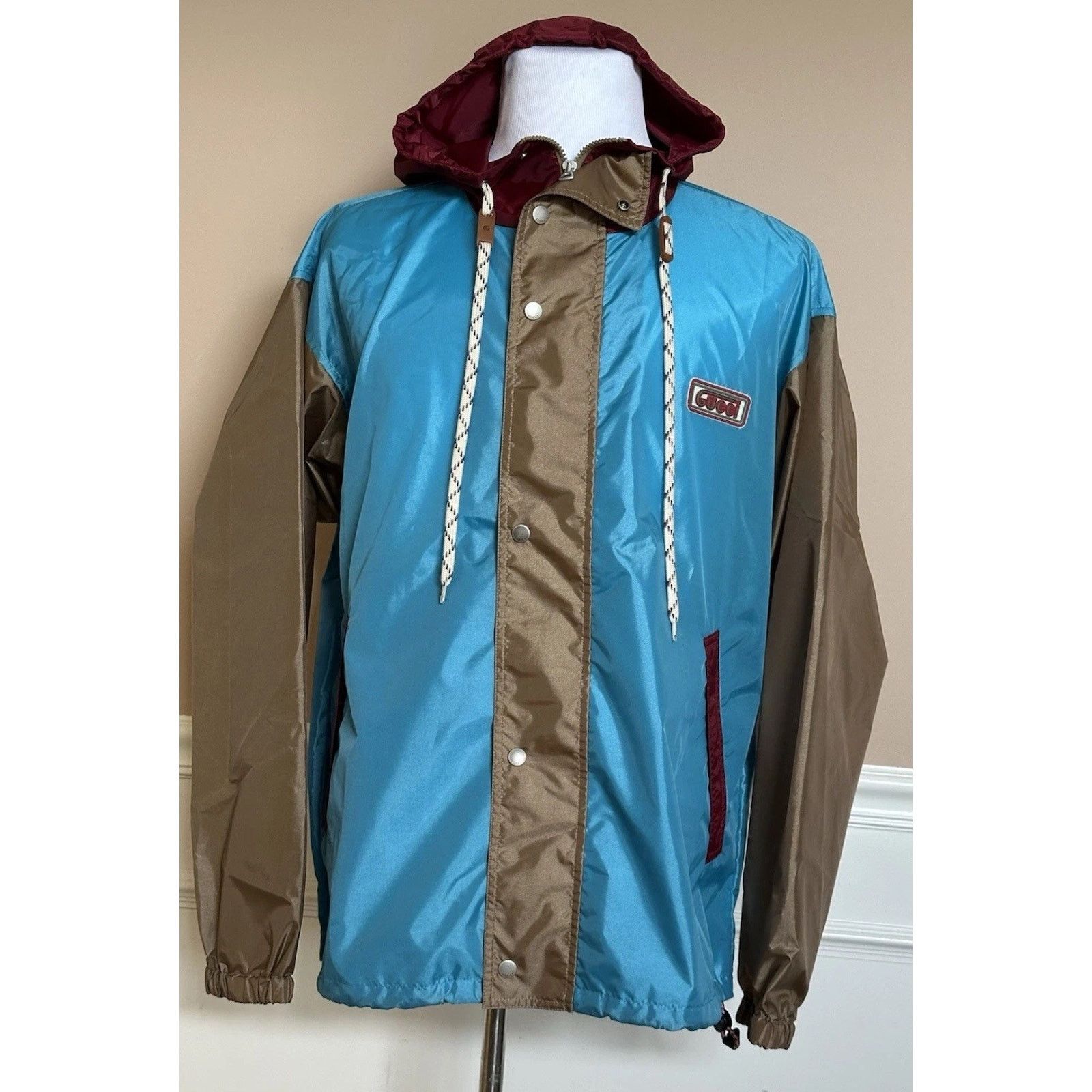 Gucci Gucci Nylon Blouson Jacket with Hoodie 40 US 740572 Size US L / EU 52-54 / 3 - 1 Thumbnail