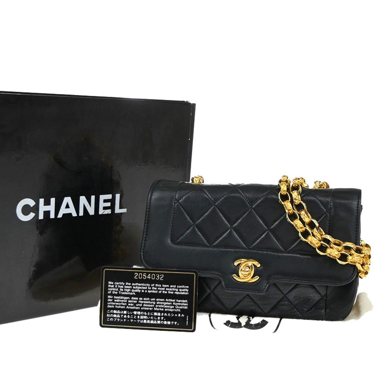 Chanel Chanel Diana Flap Bag Quilted Lambskin Size ONE SIZE - 1 Thumbnail