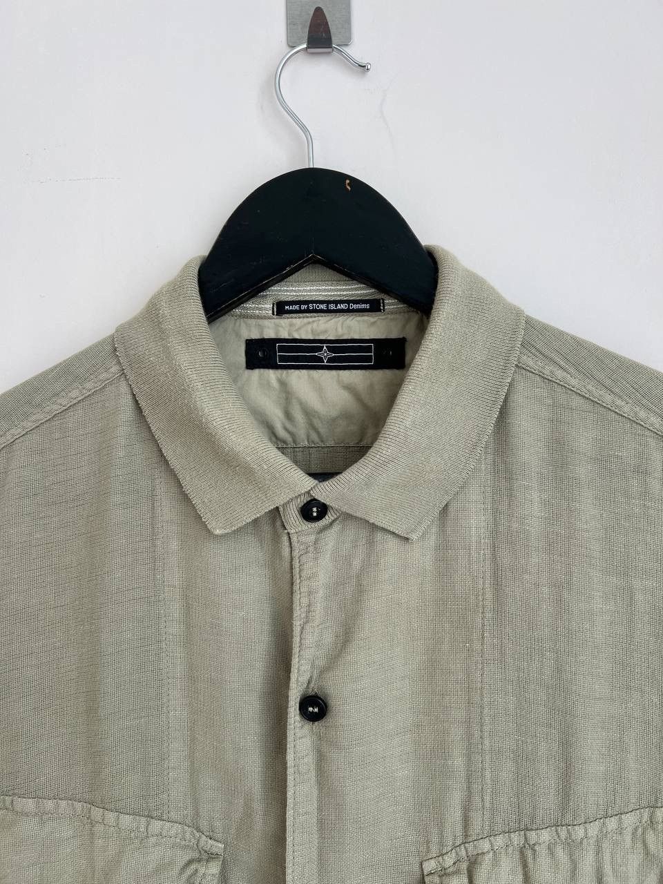 Stone Island Stone Island Beige Linen Summer Shirt Size US L / EU 52-54 / 3 - 2 Thumbnail
