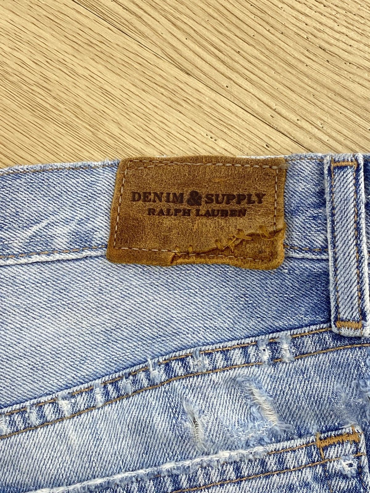 Ralph Lauren Ralph Lauren Blue Wash Style Distress Jeans Size US 34 / EU 50 - 12 Thumbnail
