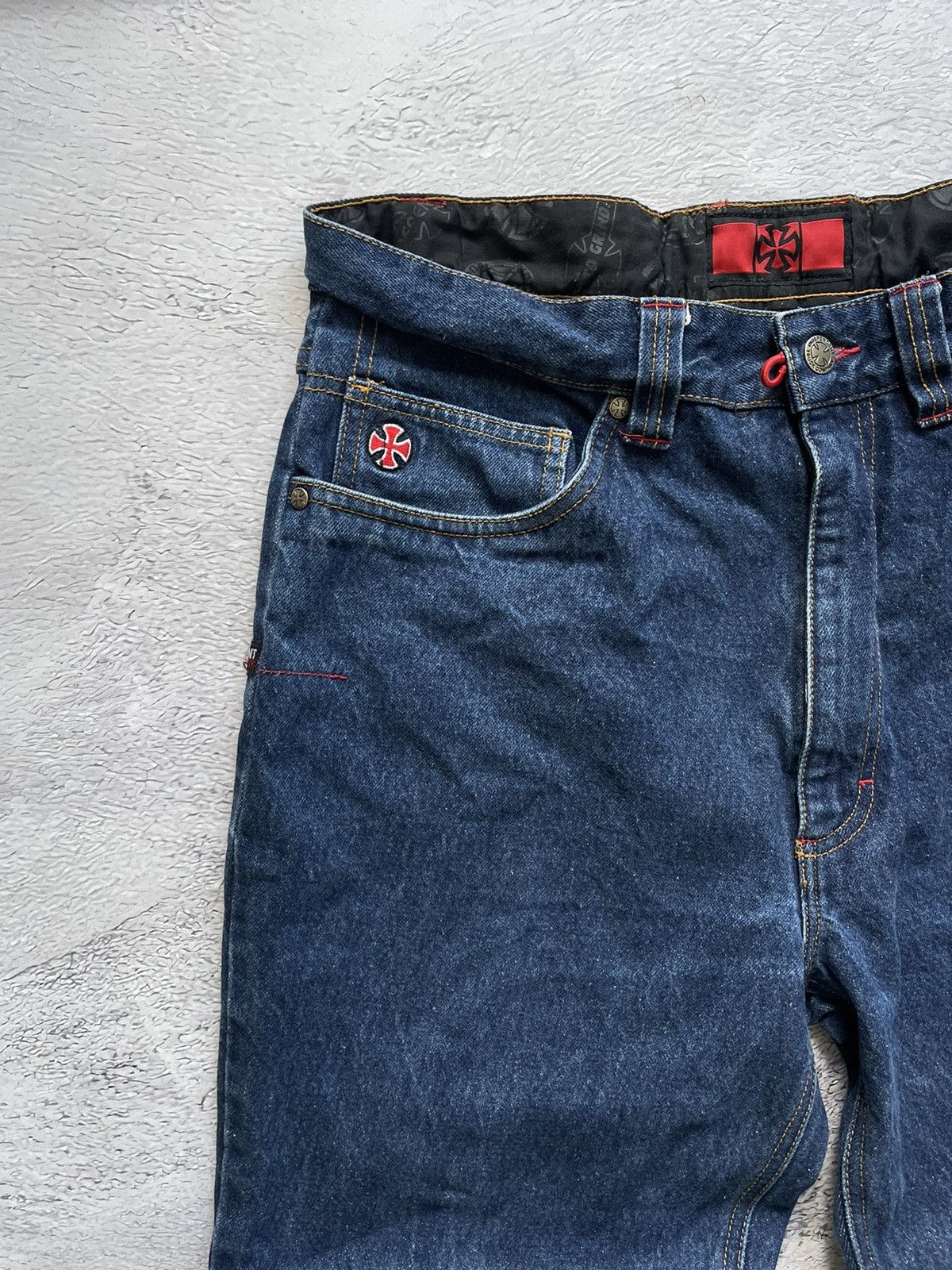 Independent Truck Co. VINTAGE! Independent Truck Company Denim Jeans Logo Size US 34 / EU 50 - 10 Thumbnail