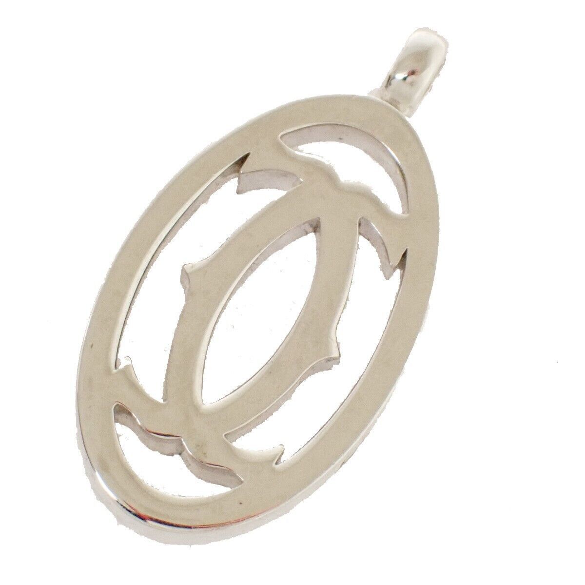 image of Cartier C Pendant in Silver, Women's