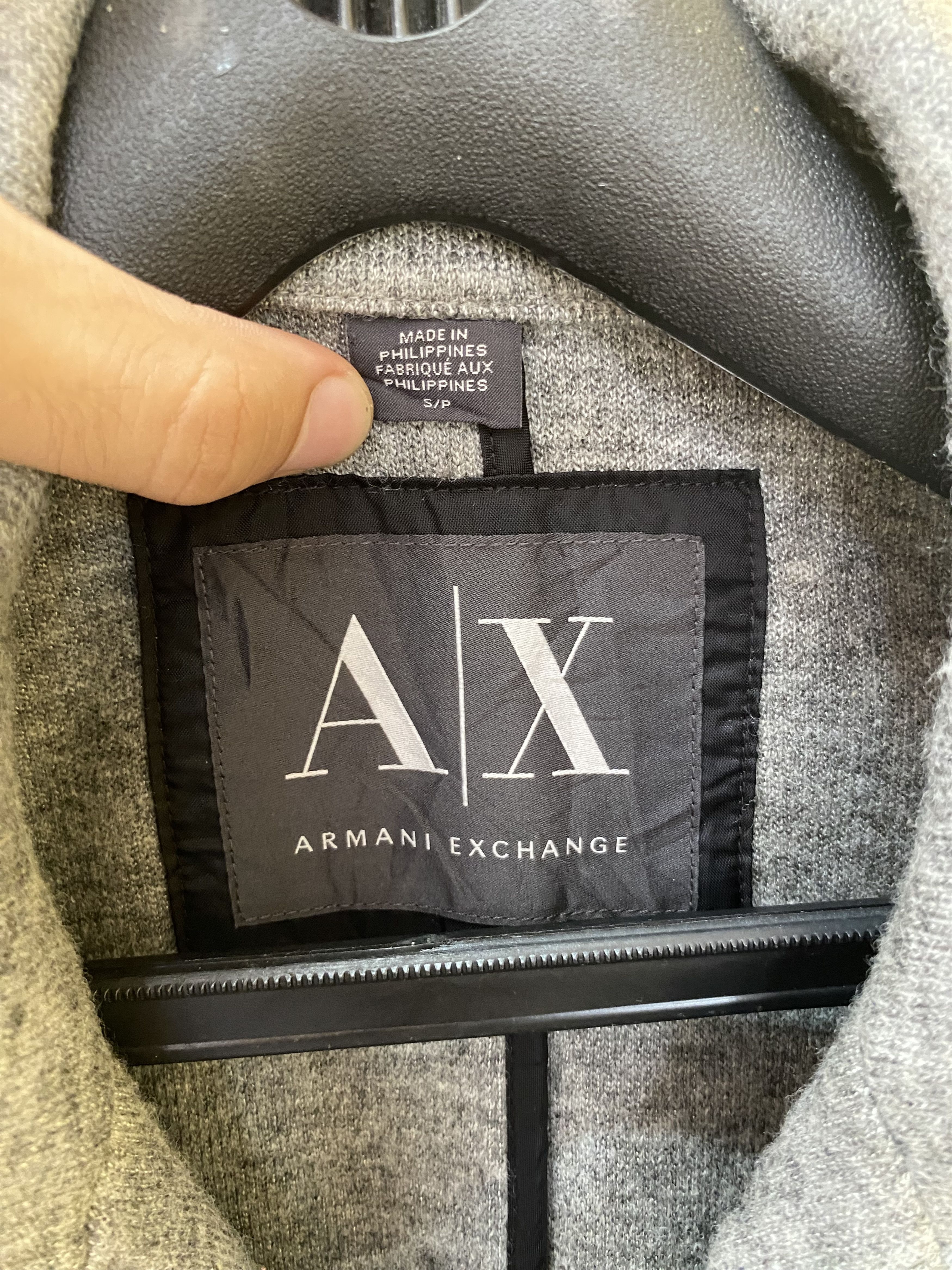 Armani Exchange × Designer Armany Exchange wool jacket Size US L / EU 52-54 / 3 - 4 Thumbnail