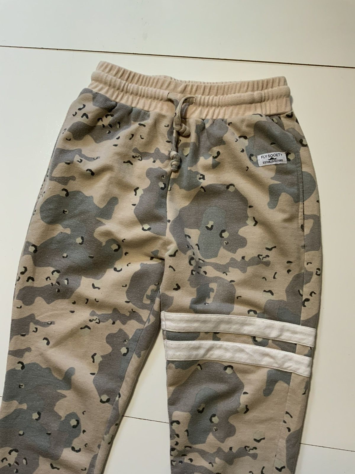 Other Fly Society Chocolate Chip Camo Striped Jogger Sweatpants Size US 32 / EU 48 - 5 Thumbnail