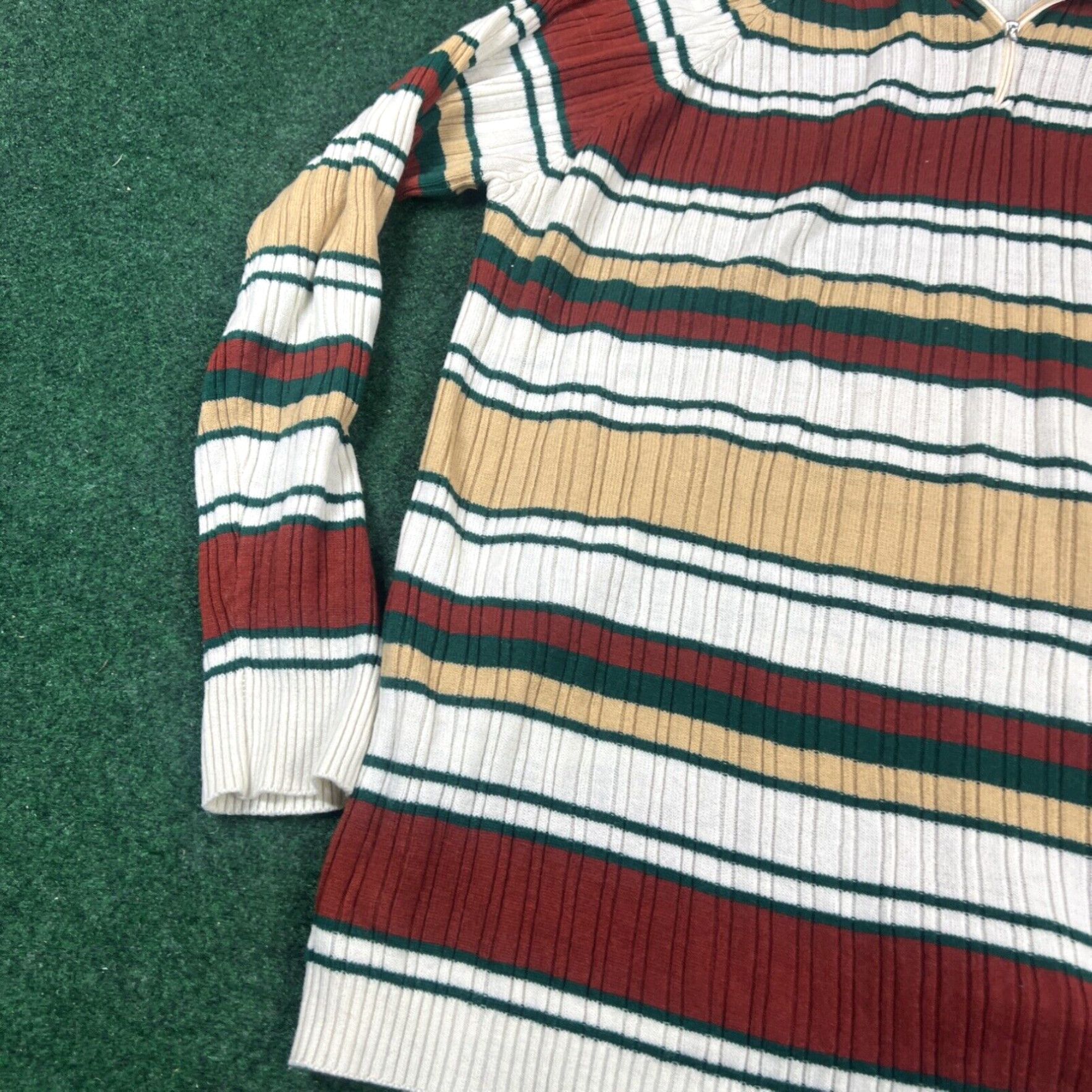 Vintage Vintage Quarter Zip Long Sleeve Sweater Adult Size Medium 80s 90s Size US M / EU 48-50 / 2 - 2 Thumbnail