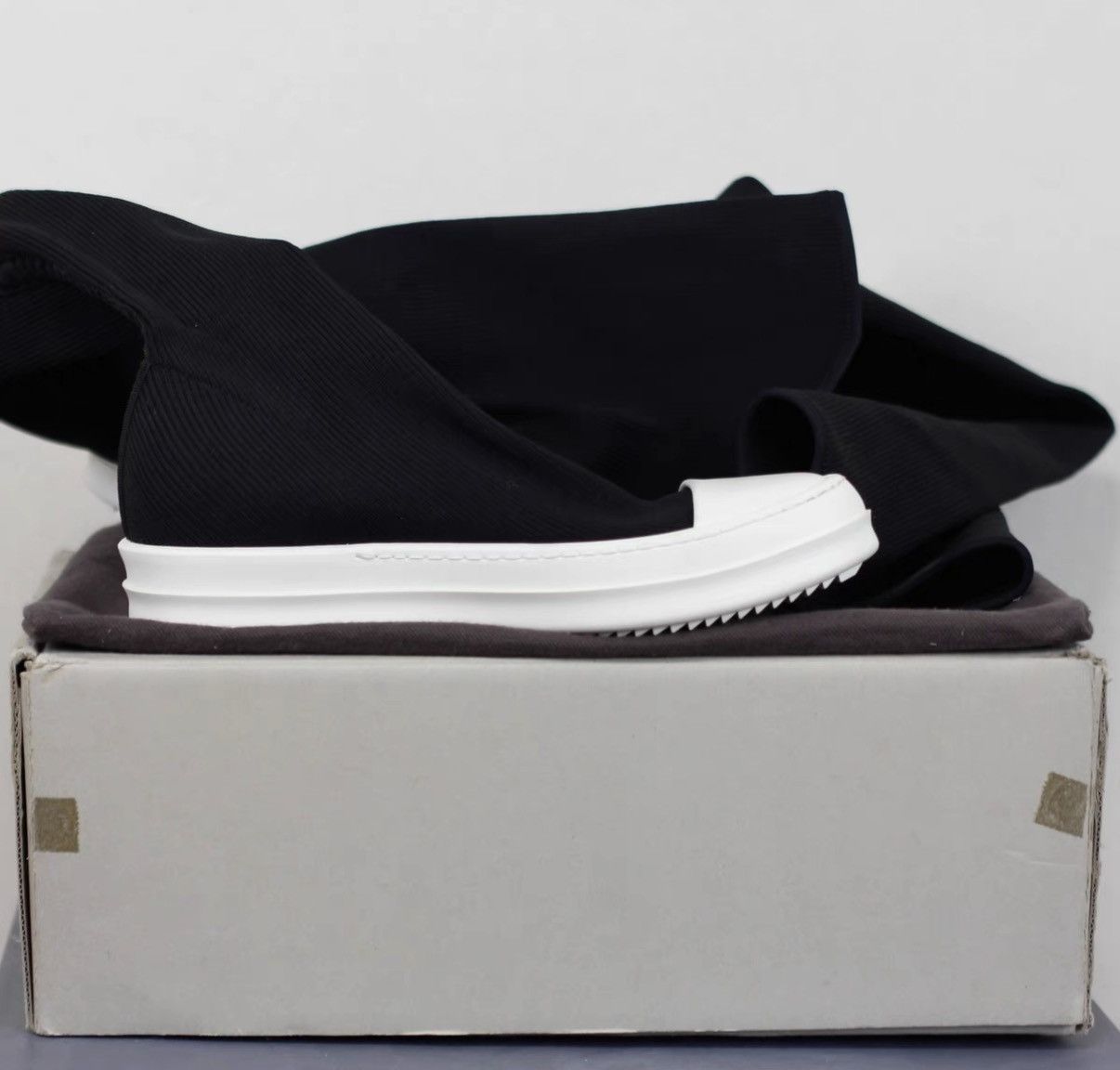 Rick Owens Rick Owens DRKSHDW Cotton Long Boots / High-Top Boots Size US 7 / IT 37 - 4 Thumbnail