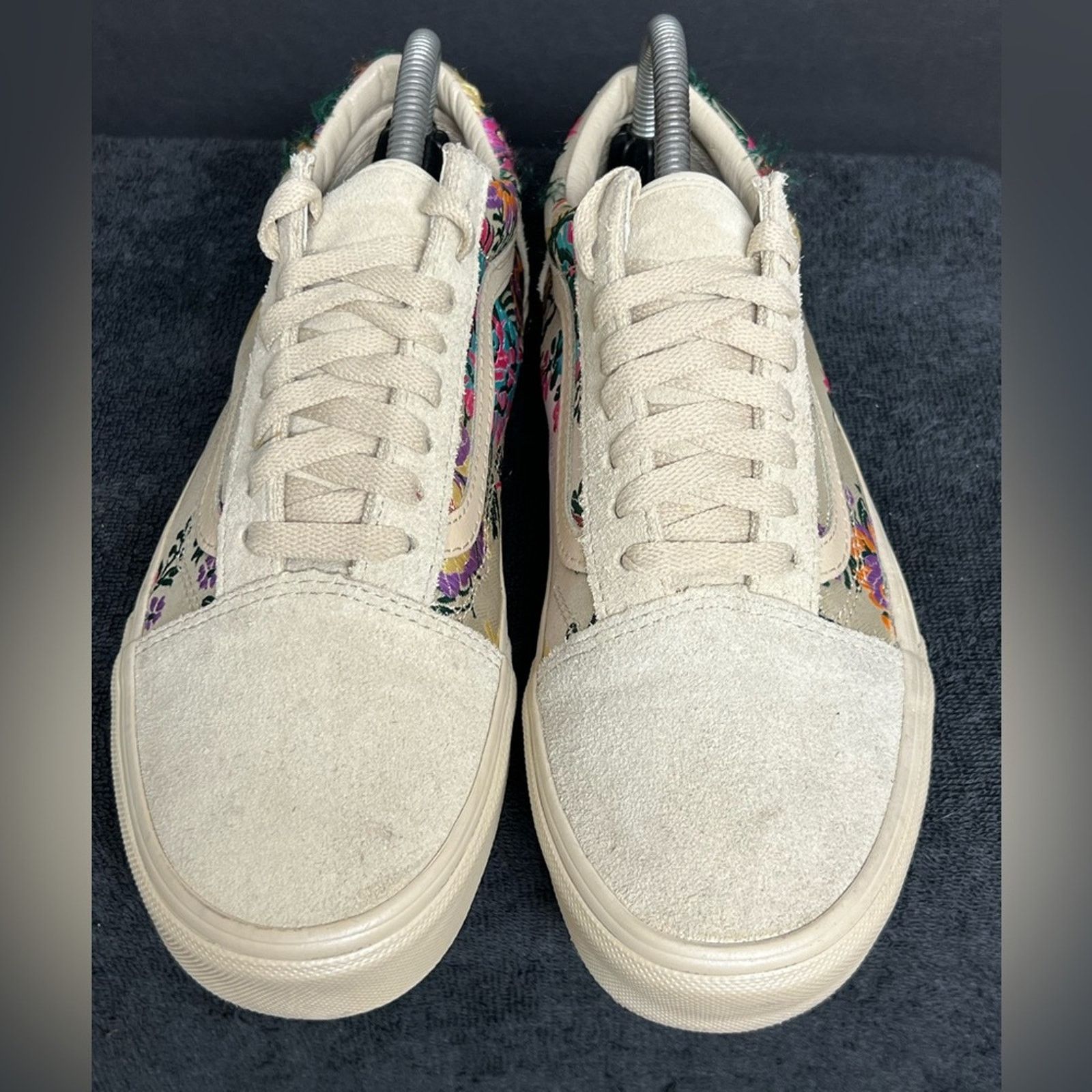 Vans Vans Old Skool Festival Satin Floral Suede Leather Sneaker Size US 8.5 / IT 38.5 - 6 Thumbnail