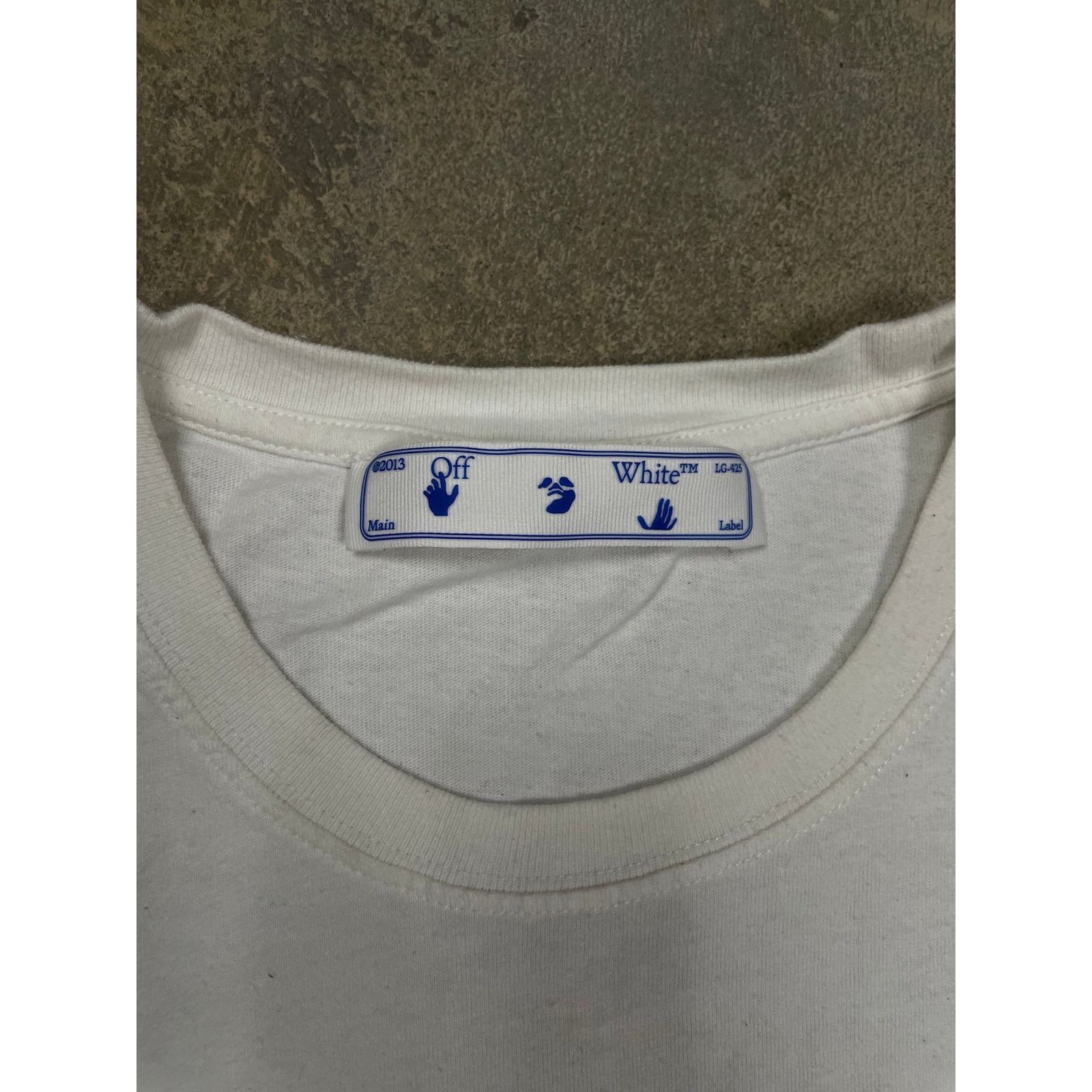 Off-White Off White LS White Black Used XL Size US XL / EU 56 / 4 - 2 Thumbnail