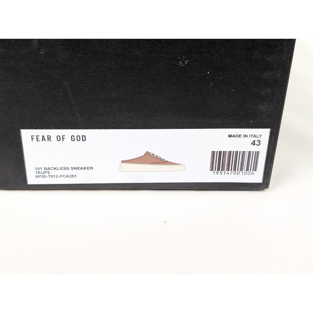 Fear of God o1rshd1 101 Backless Sneakers in Taupe 43 Size US 10 / EU 43 - 18 Thumbnail
