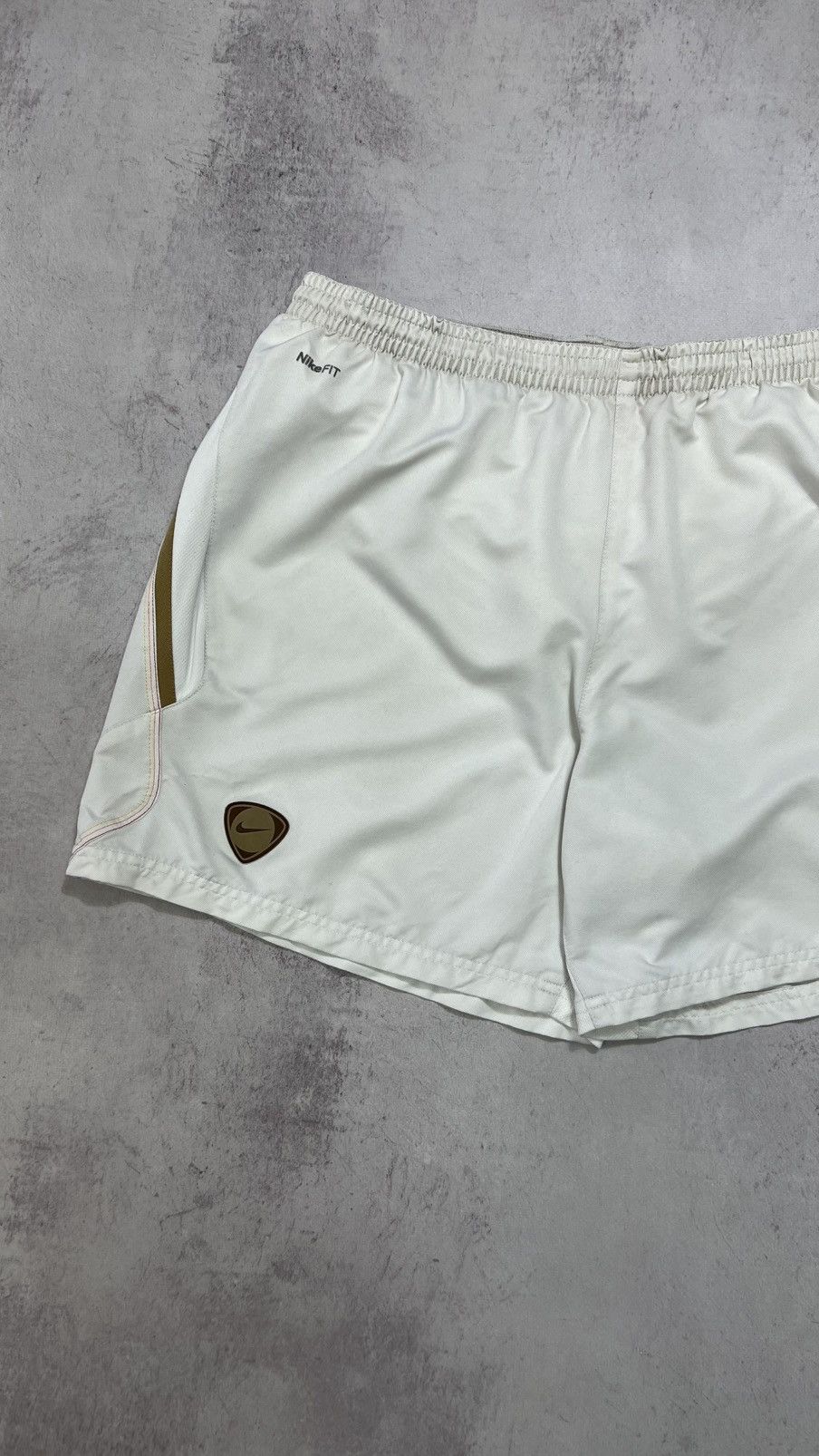 Nike × Vintage Nike Ronaldinho Vintage White Shorts L 00s Streetwear Sport Size US 34 / EU 50 - 2 Thumbnail