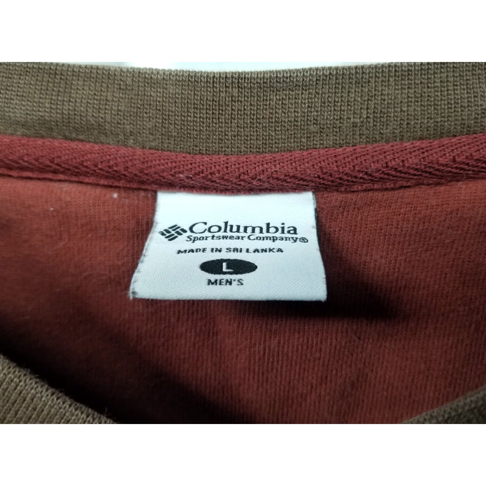 Vintage Columbia Sweatshirt Crew Neck Mens Large Brown Long Sleeve Pullover Casual Regular Size US L / EU 52-54 / 3 - 6 Thumbnail
