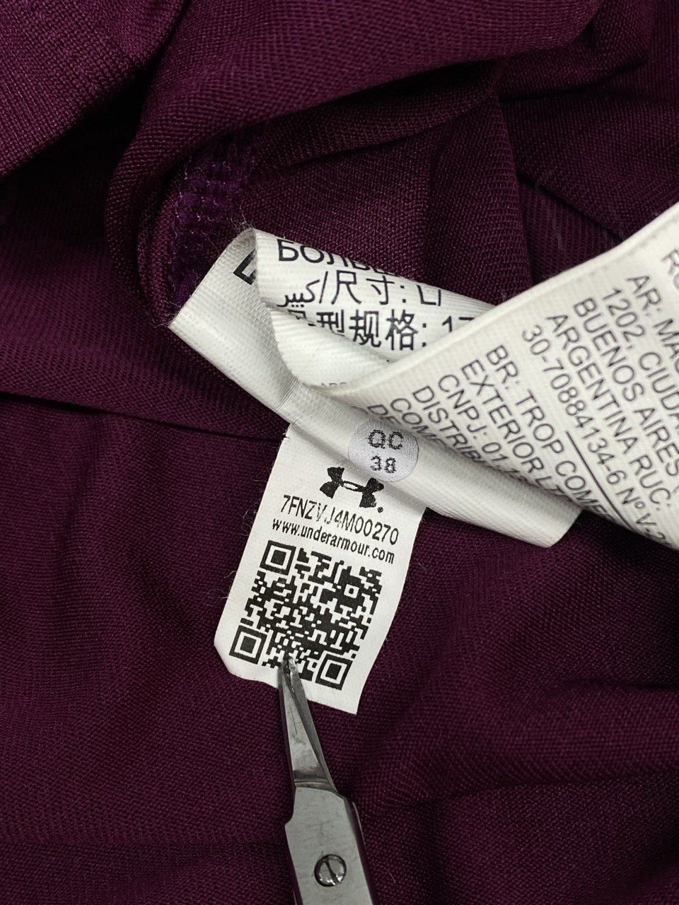 Under Armour Under Armour Aston Villa 2017/18 Home Football Shirt Jersey Size US L / EU 52-54 / 3 - 16 Thumbnail
