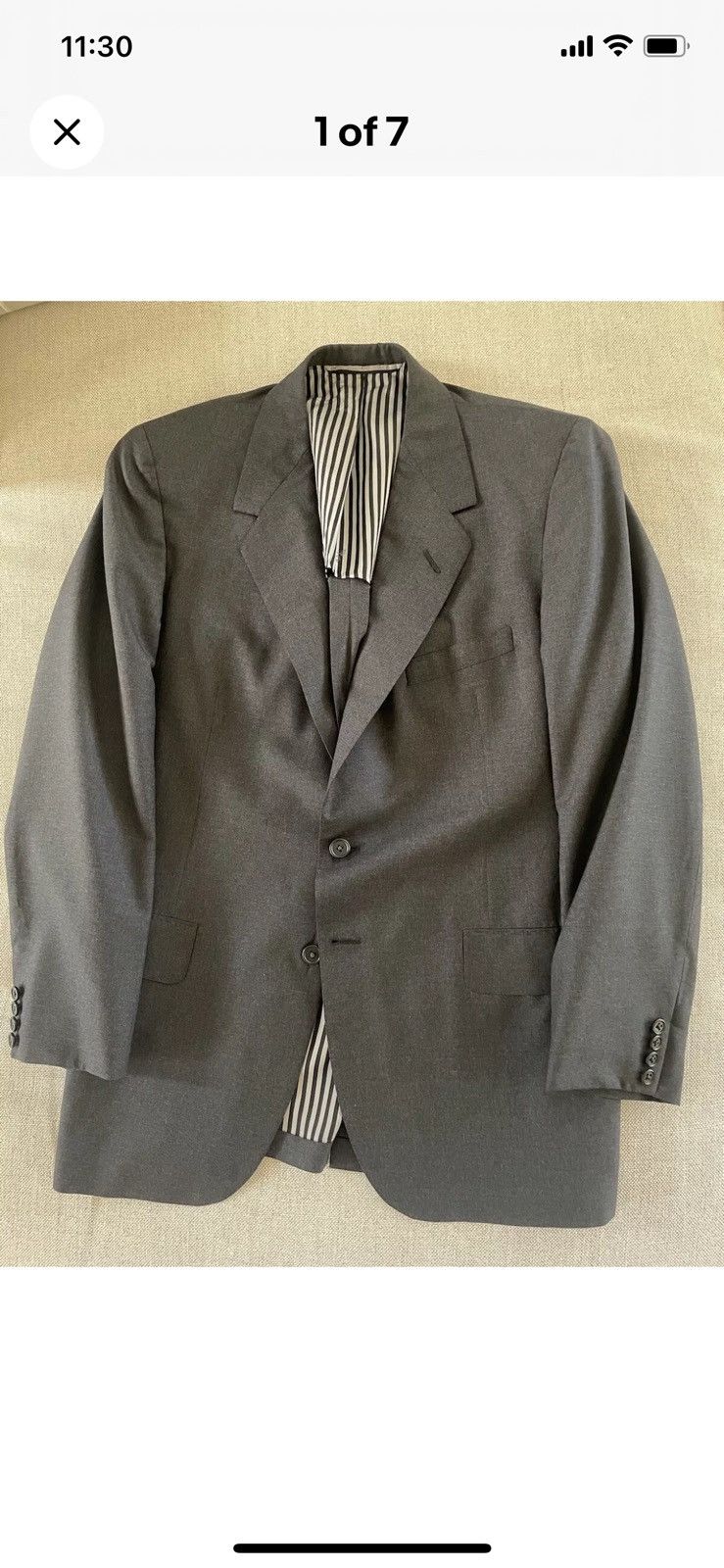 Wool Suit Jacket