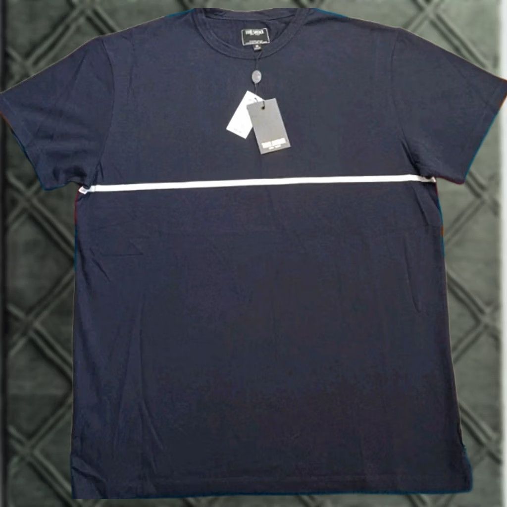 Todd Snyder Todd Snyder T Shirt Blue XL Designer Stripe Short Sleeve New York NWT Size US XL / EU 56 / 4 - 1 Thumbnail