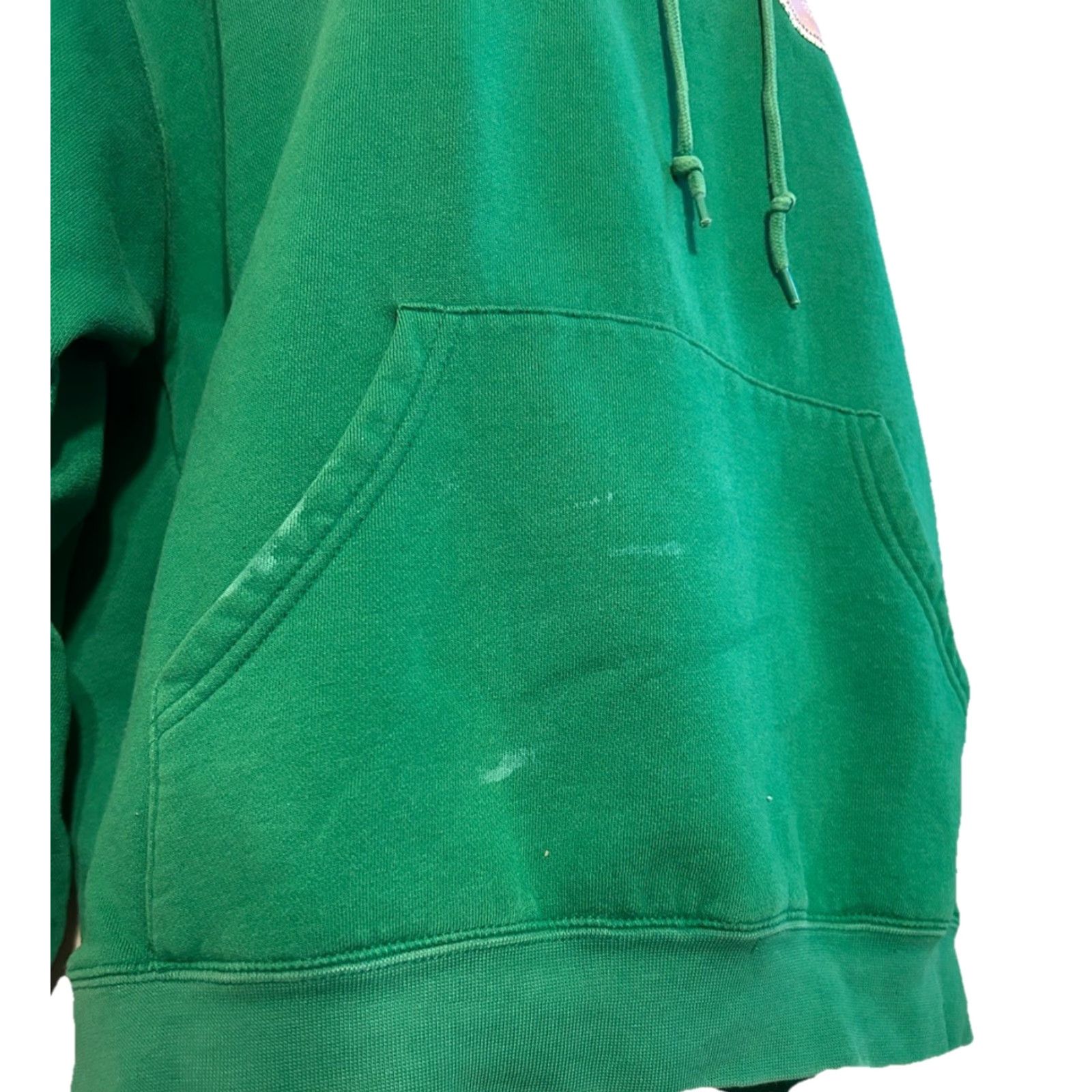 Jansport VTG Jansport Youngstown State University Hoodie Woman Large Green Pink YSU Kangaroo Pocket Stitched Pullover Fleece Size L / US 10 / IT 46 - 5 Thumbnail
