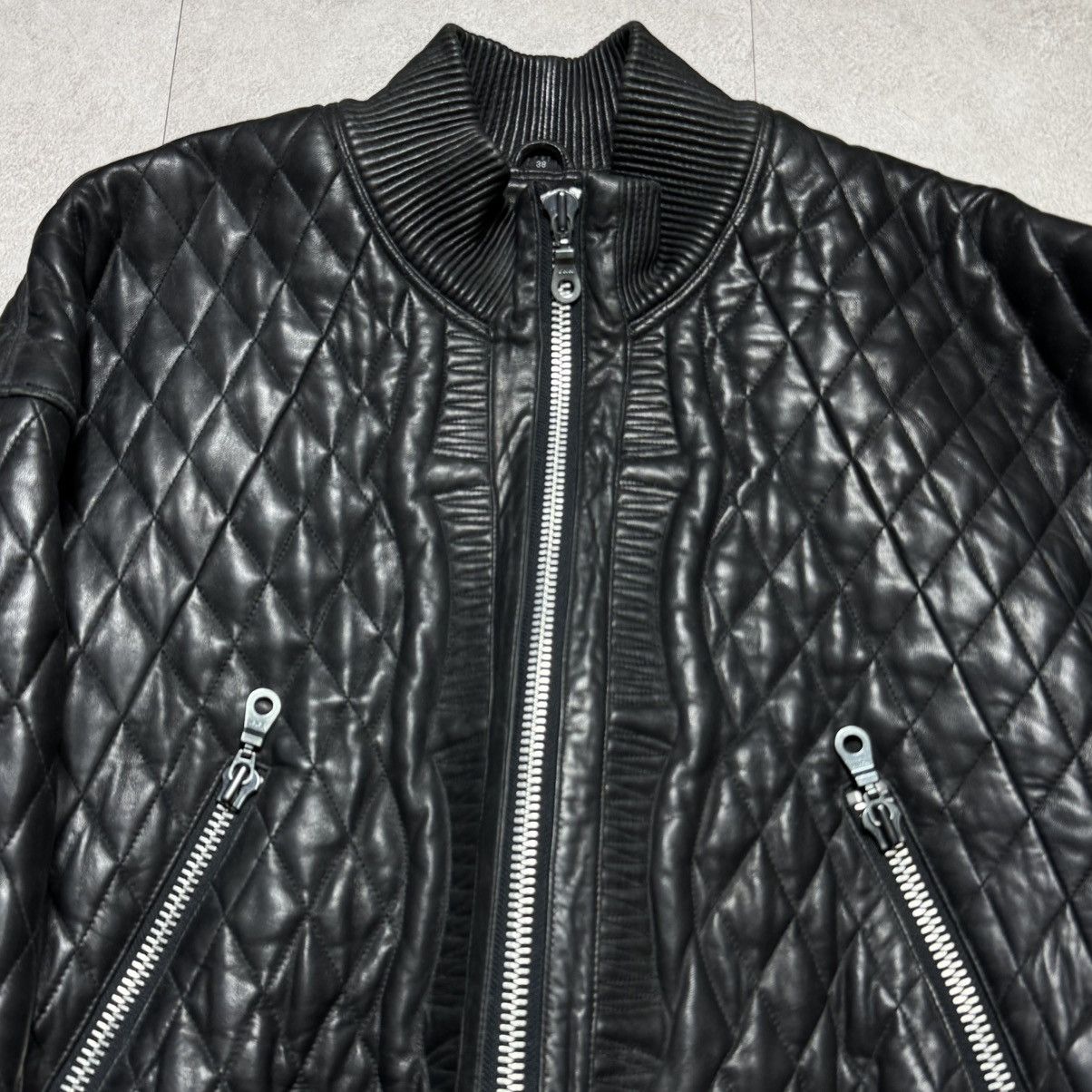 Marc Buchanan × Pelle Pelle Pelle Pelle Marc Buchanan Dragon Embroidery Leather Jacket Size US M / EU 48-50 / 2 - 4 Thumbnail