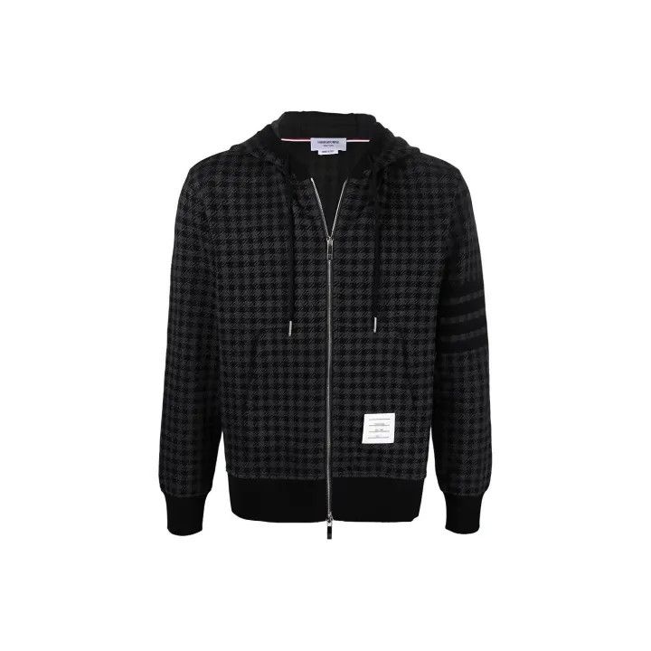 Thom Browne Thom Browne Plaid Hooded Jacket for Men 0079 Size US S / EU 44-46 / 1 - 1 Thumbnail