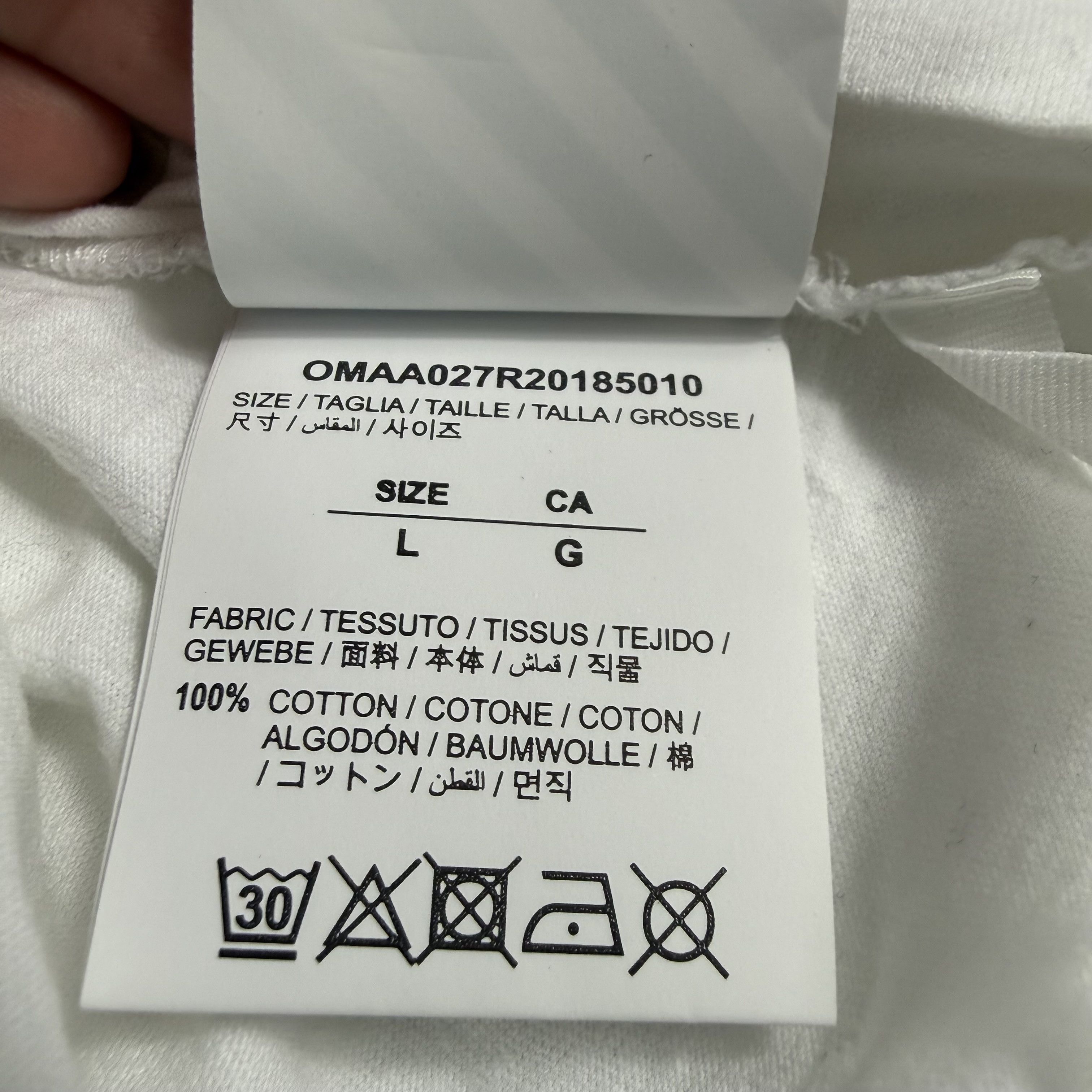 Off-White Off-White Bulldozer Globe Arrows Graphic T-Shirt White Size US L / EU 52-54 / 3 - 8 Thumbnail