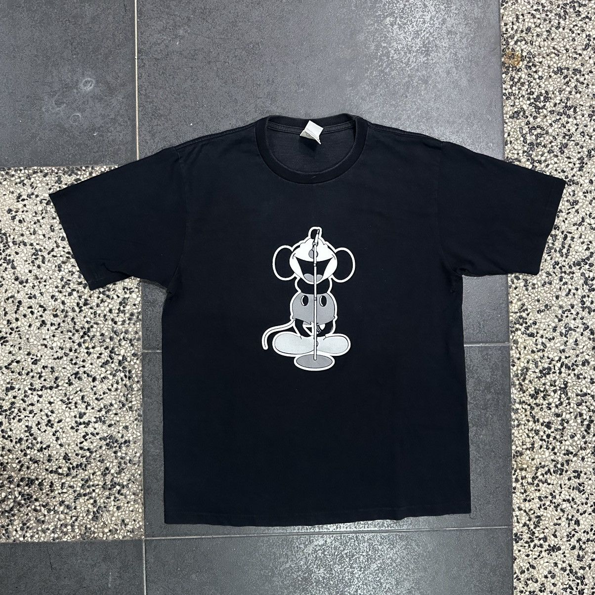 Number (N)ine Number Nine Mickey Mouse Band shirt parody oasis
