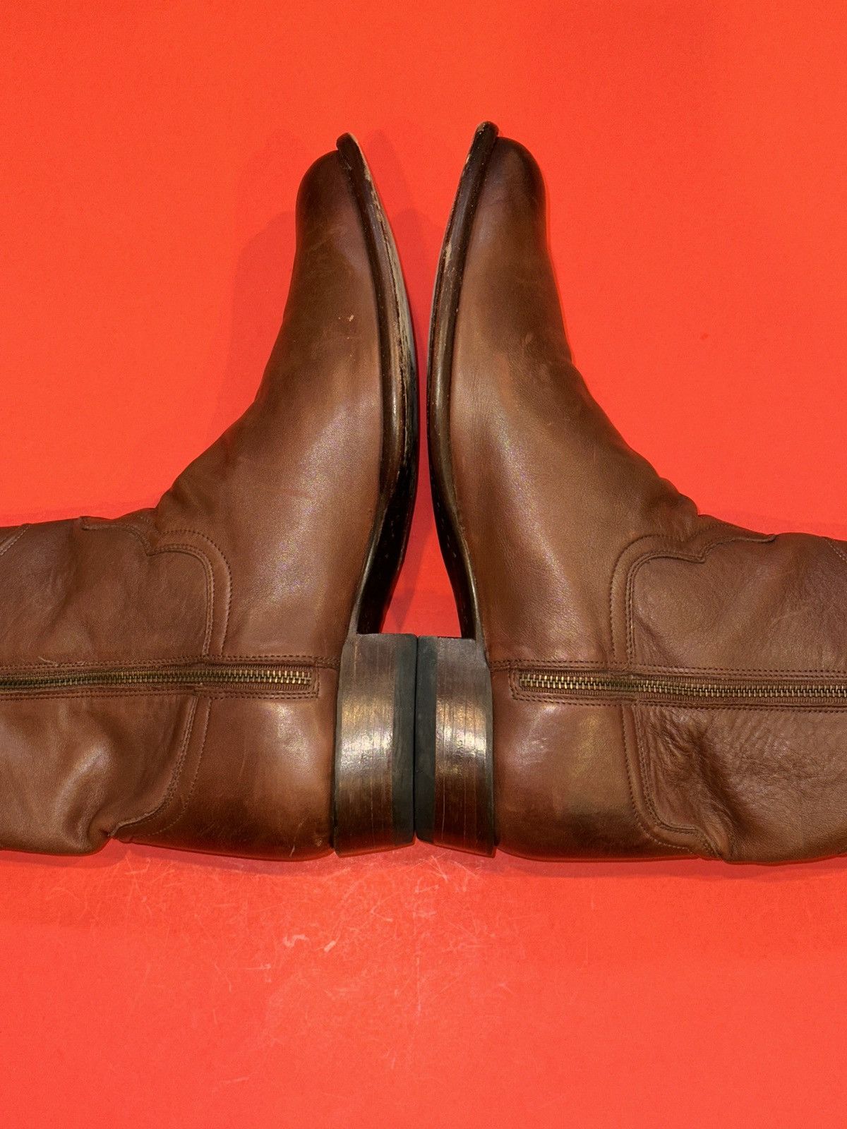 Tecovas Tecovas “The Dean” Side Zip Cowboy Boots 1012 Men’s 14 EE Size US 14 / EU 47 - 6 Thumbnail