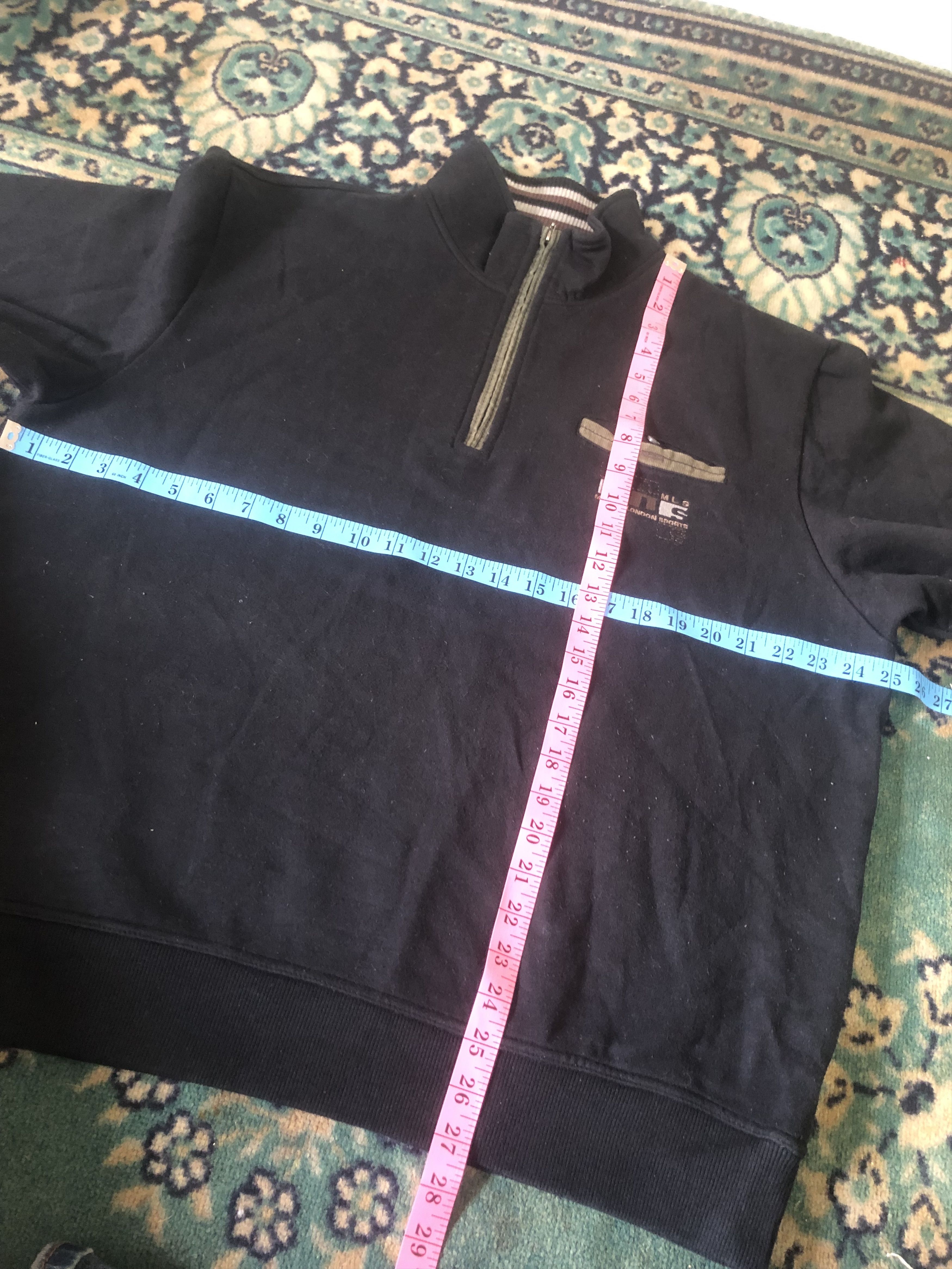 Michiko Koshino London Vintage Michiko London Jumper Half Zip Sweatshirt Size US XL / EU 56 / 4 - 4 Thumbnail