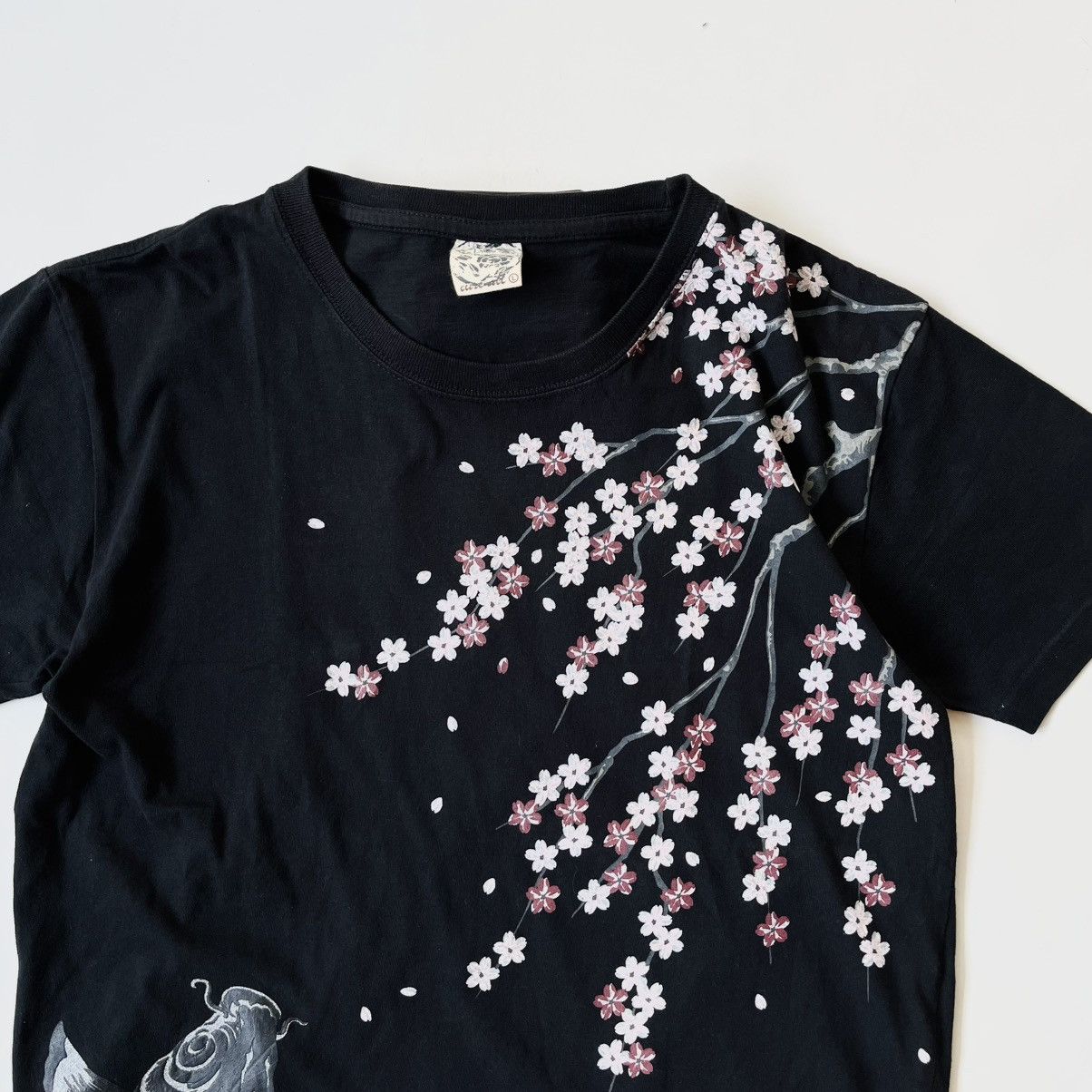 Japanese Brand Cure All Sukajan Art Koi Tee Size US M / EU 48-50 / 2 - 2 Thumbnail
