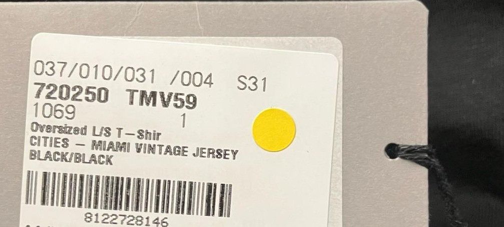 Balenciaga o1la1rc1a0425 Oversized Cities Miami Vintage Jersey T-Shirt Size US S / EU 44-46 / 1 - 2 Thumbnail