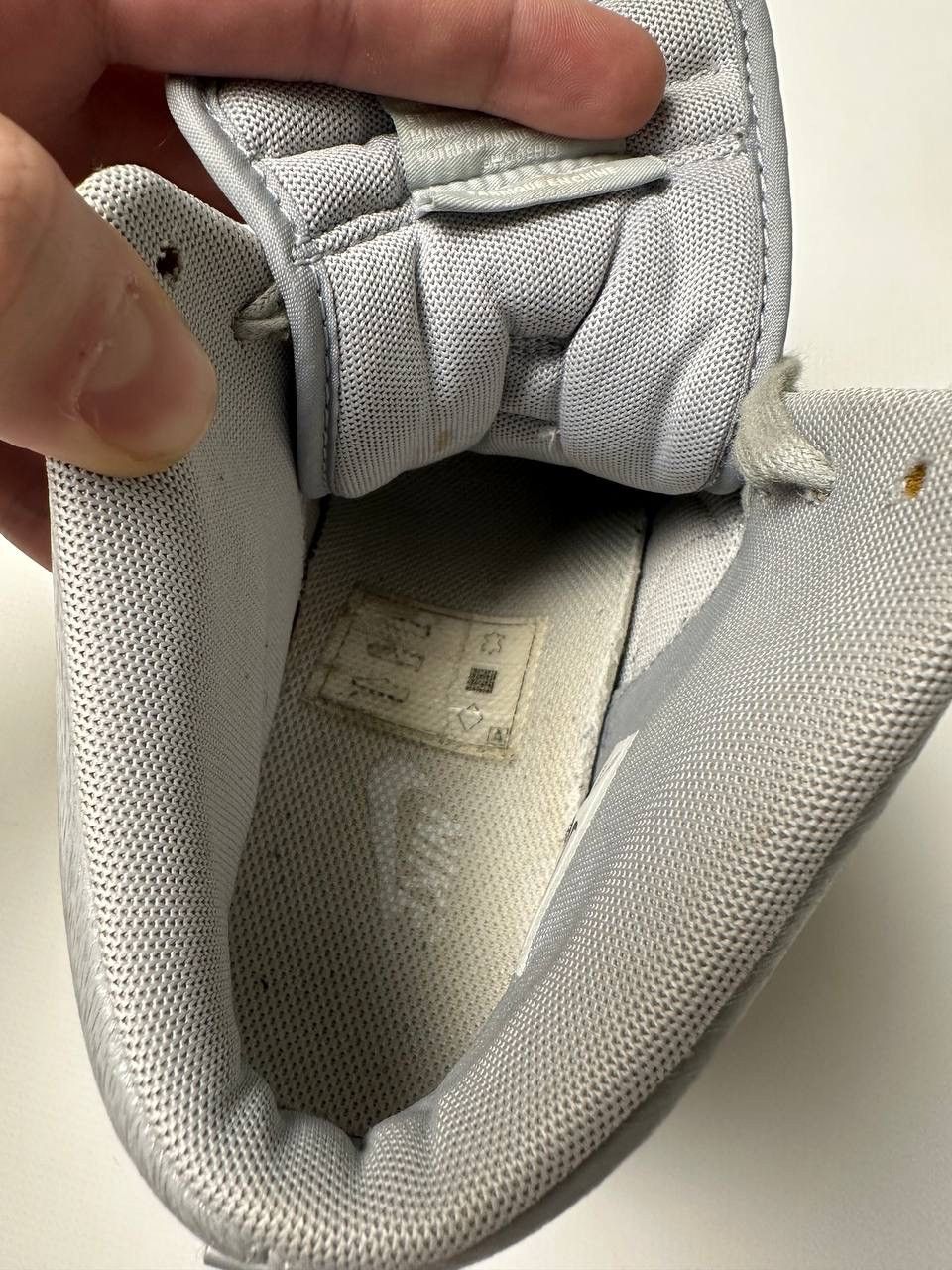 Nike 🔥Nike Dunk Sky Hi Cut Out Silver Sneakers Size US 8.5 / IT 38.5 - 10 Thumbnail